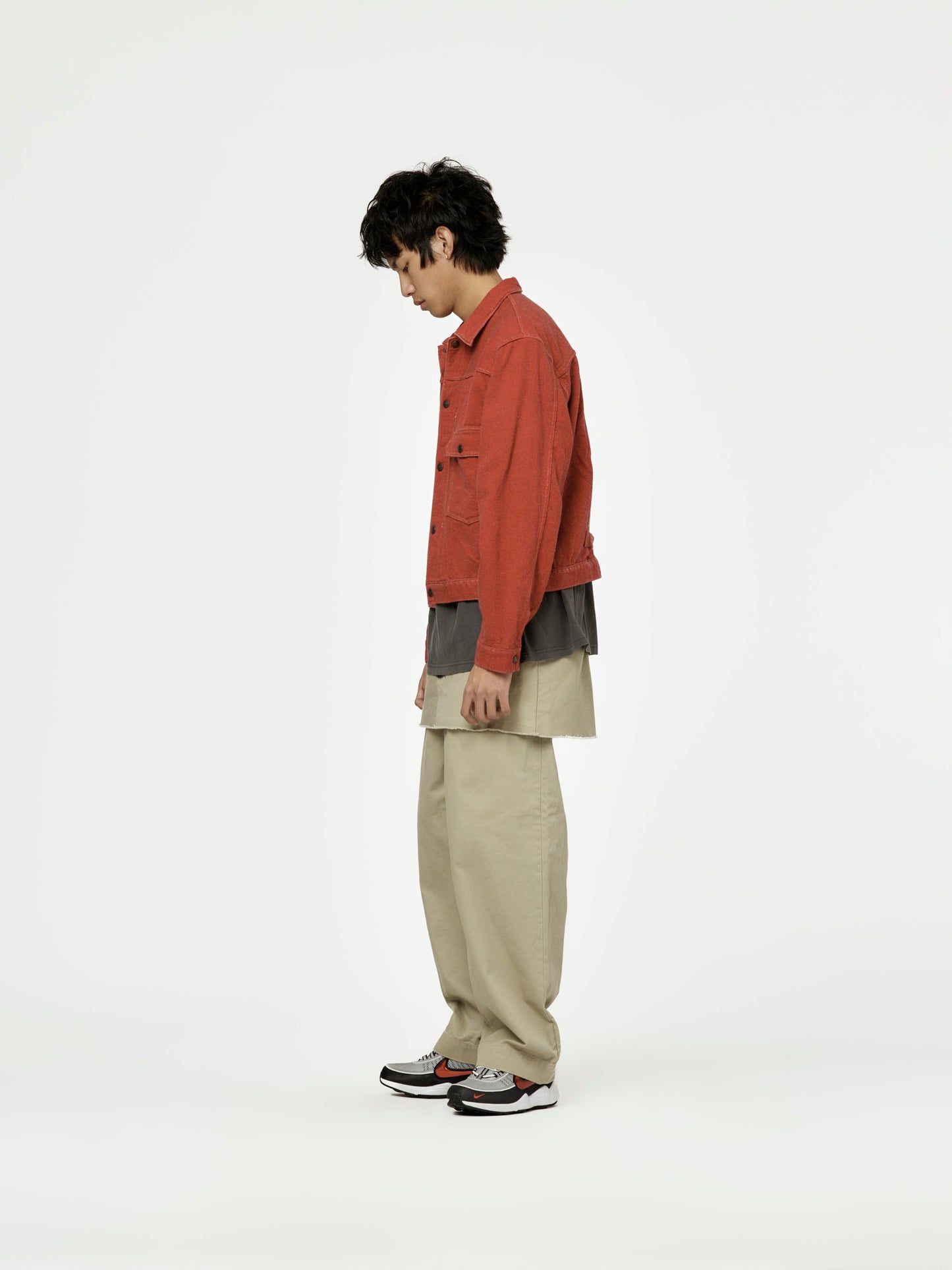 Twill Aging-Wool 1st JKT (Faded Red)