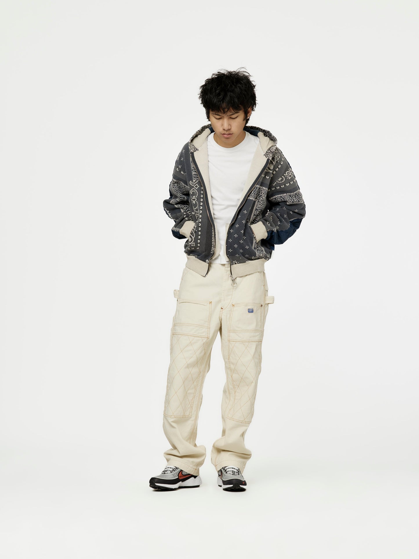 SWT Knit BANDANA BIVOUAC Hooded Blouson (Black)