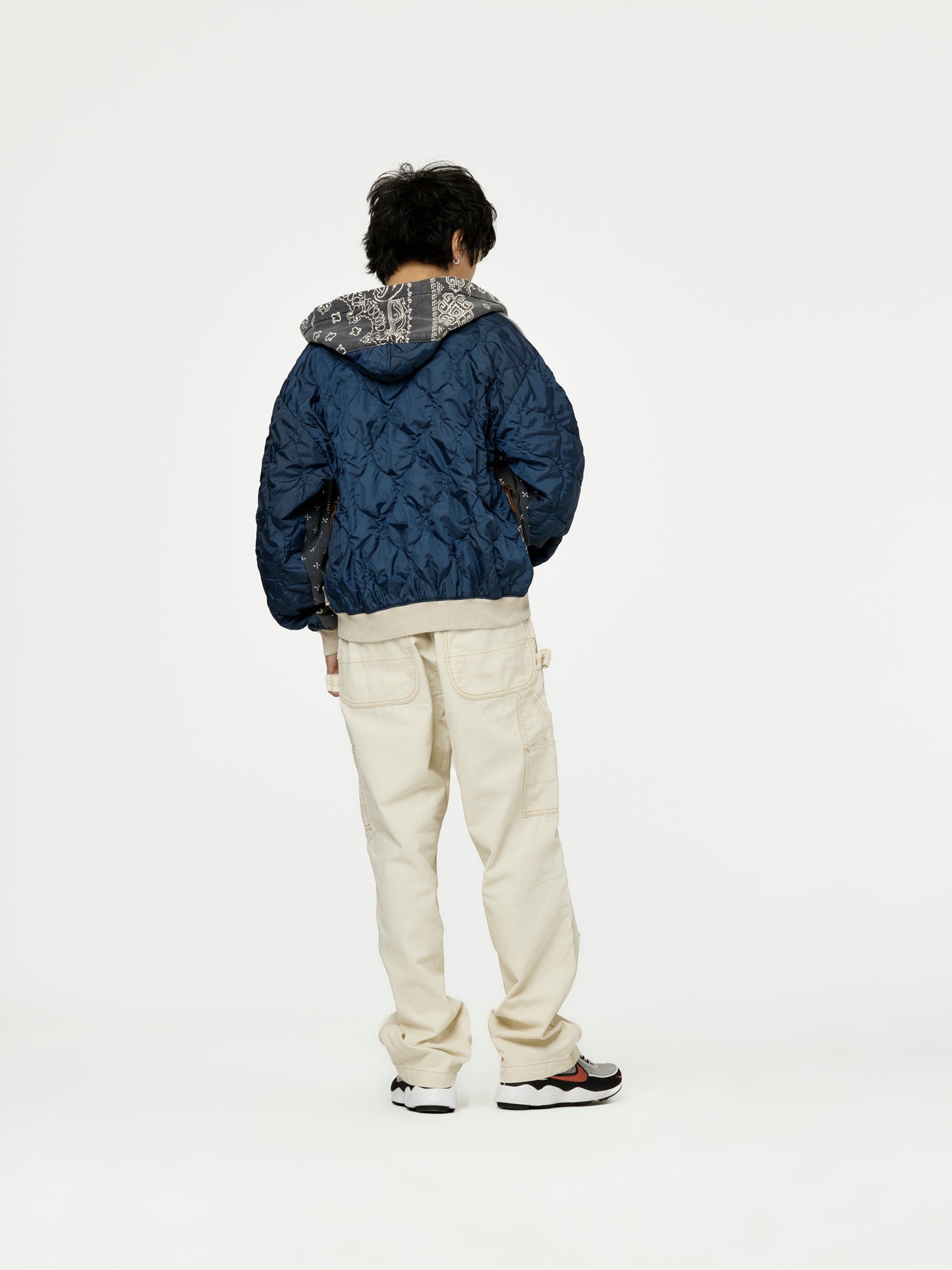 SWT Knit BANDANA BIVOUAC Hooded Blouson (Black)