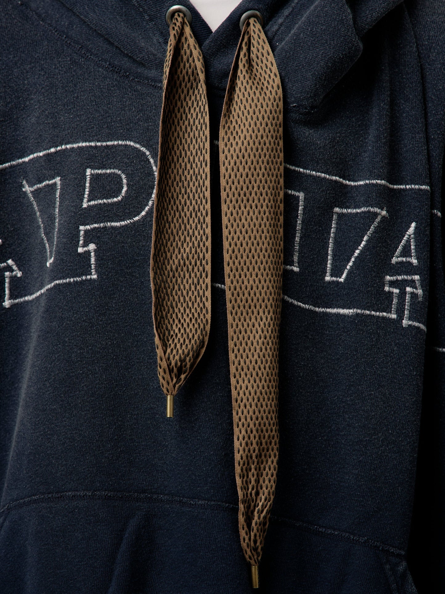 SWT Knit DEVIL Hoodie (Kapital Embroidery) (Navy)