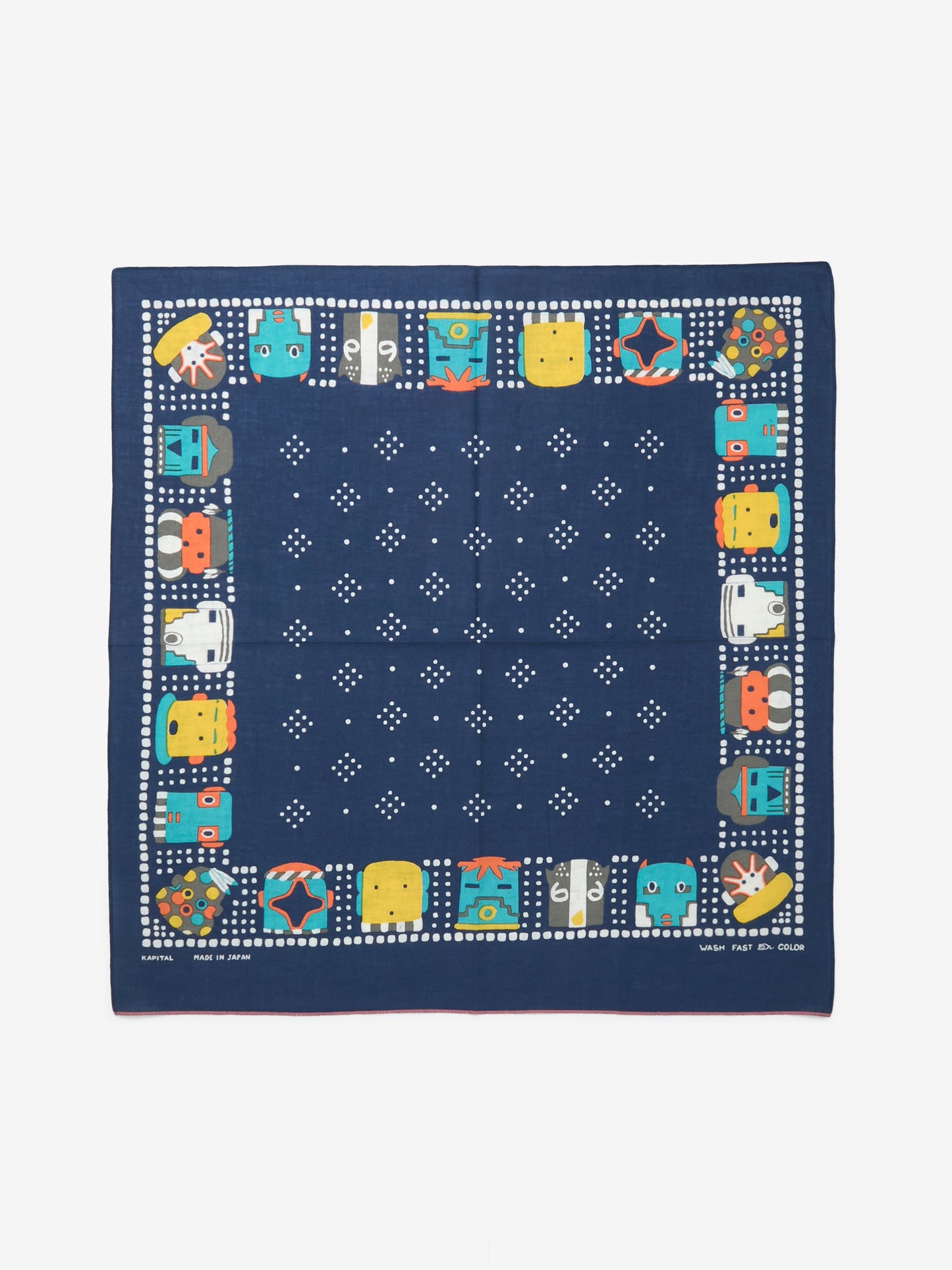 Fastcolor Selvedge Bandana (KACHINA) (Navy)
