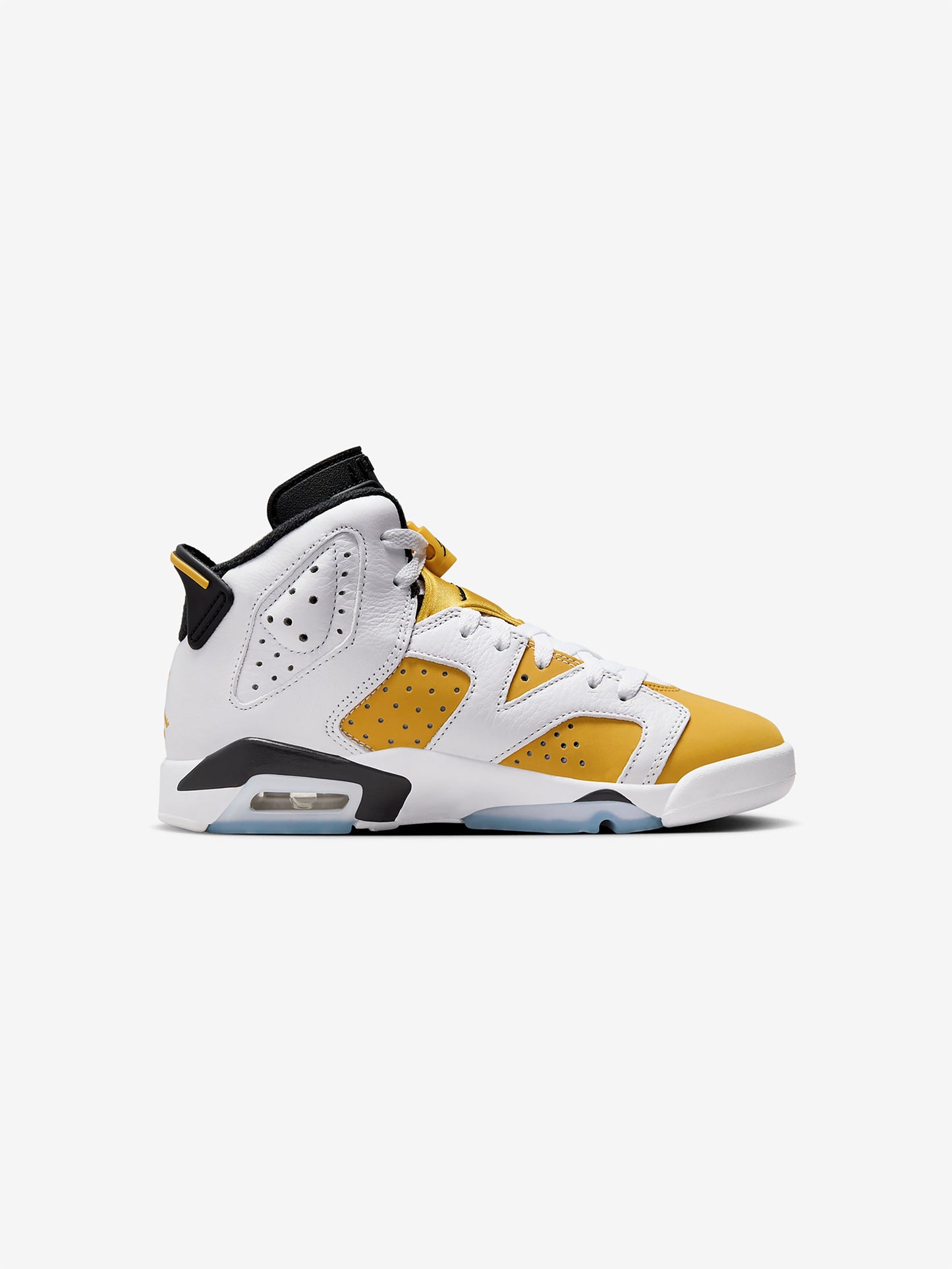 GS Air Jordan 6 Retro (White/Yellow Ochre/Black)