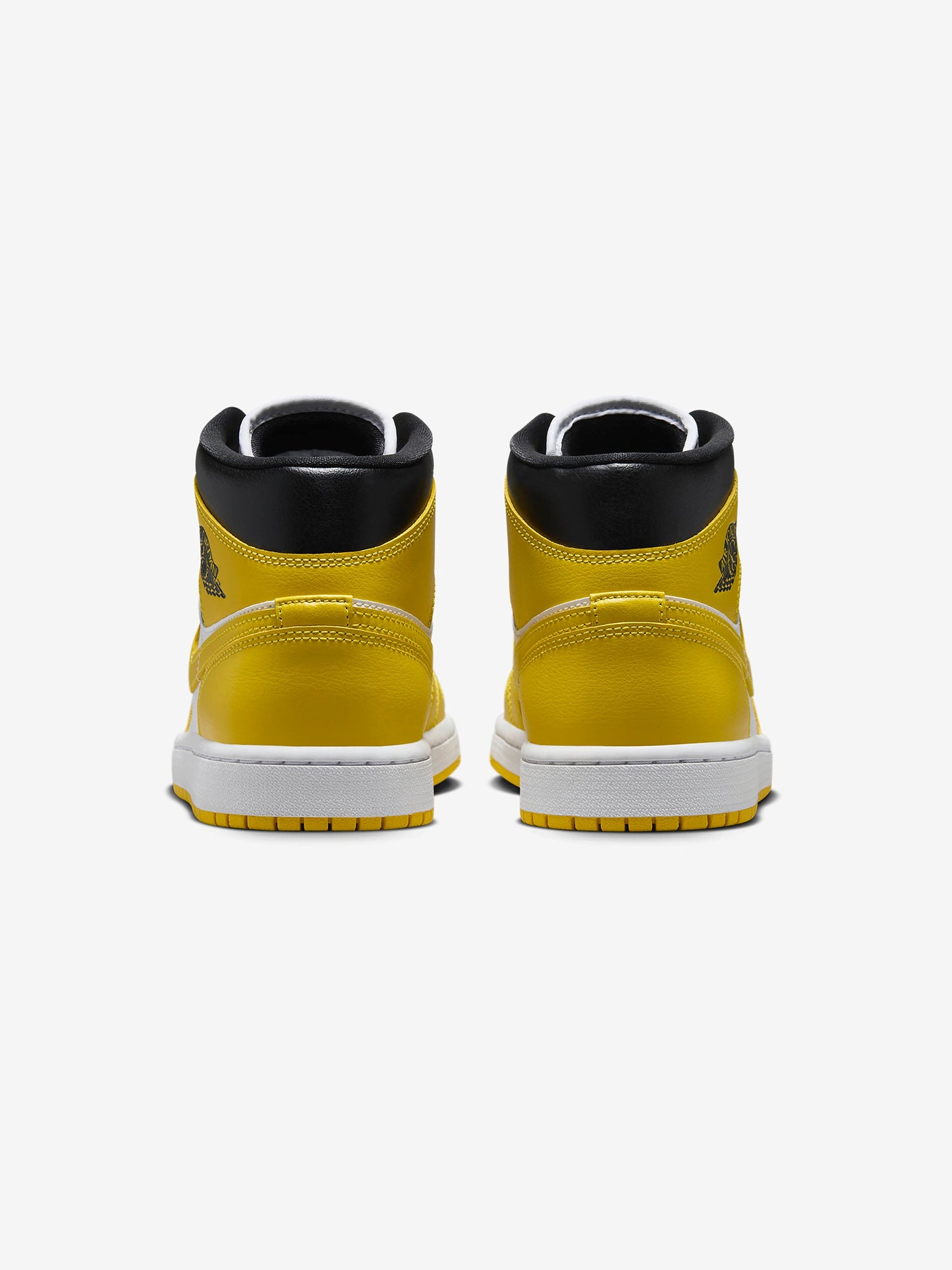 Women's Air Jordan 1 Mid (White/Vivid Sulfur/Black)