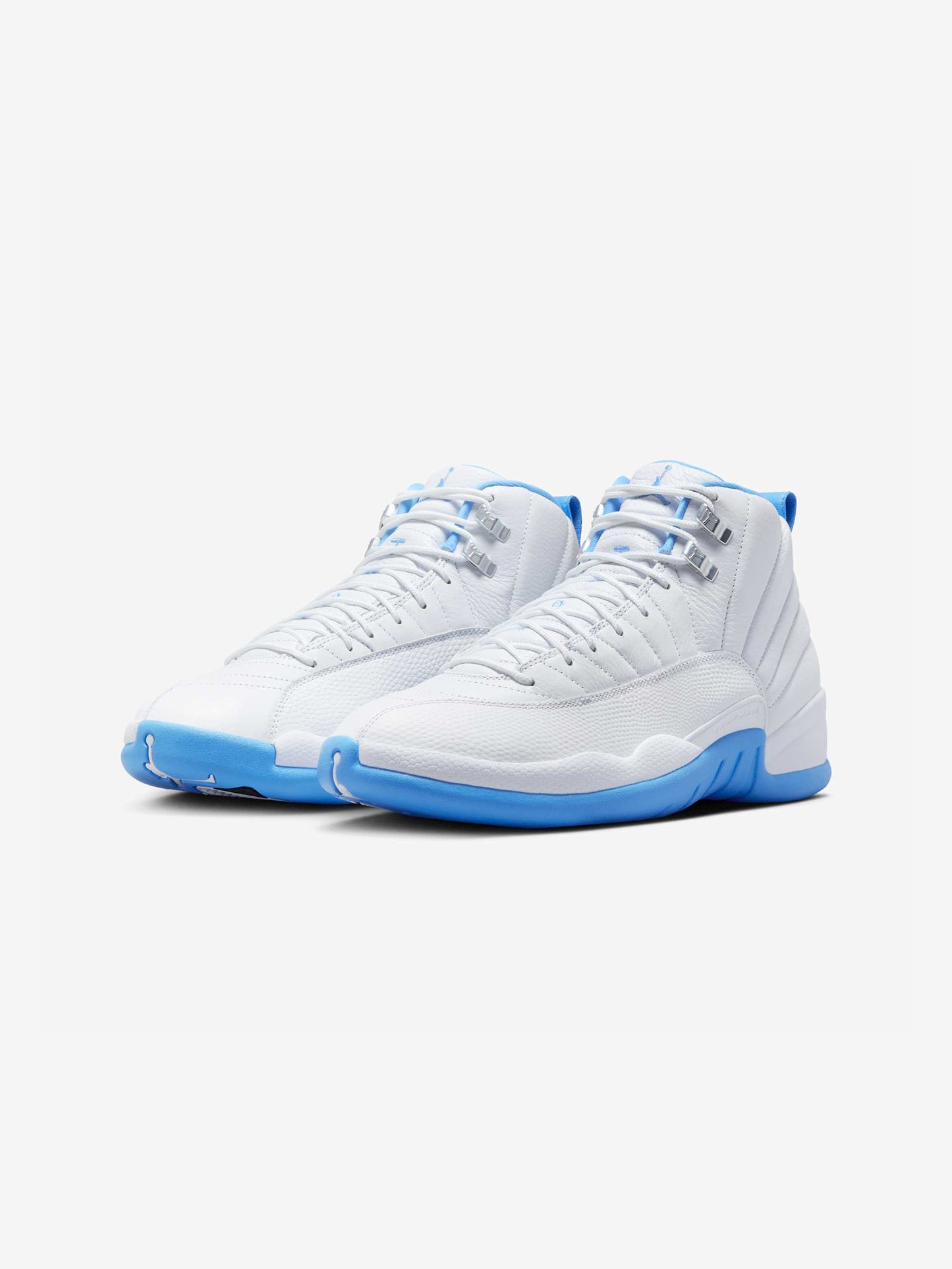 Air Jordan 12 Retro "Melo" (White/University Blue-Metallic Silver)