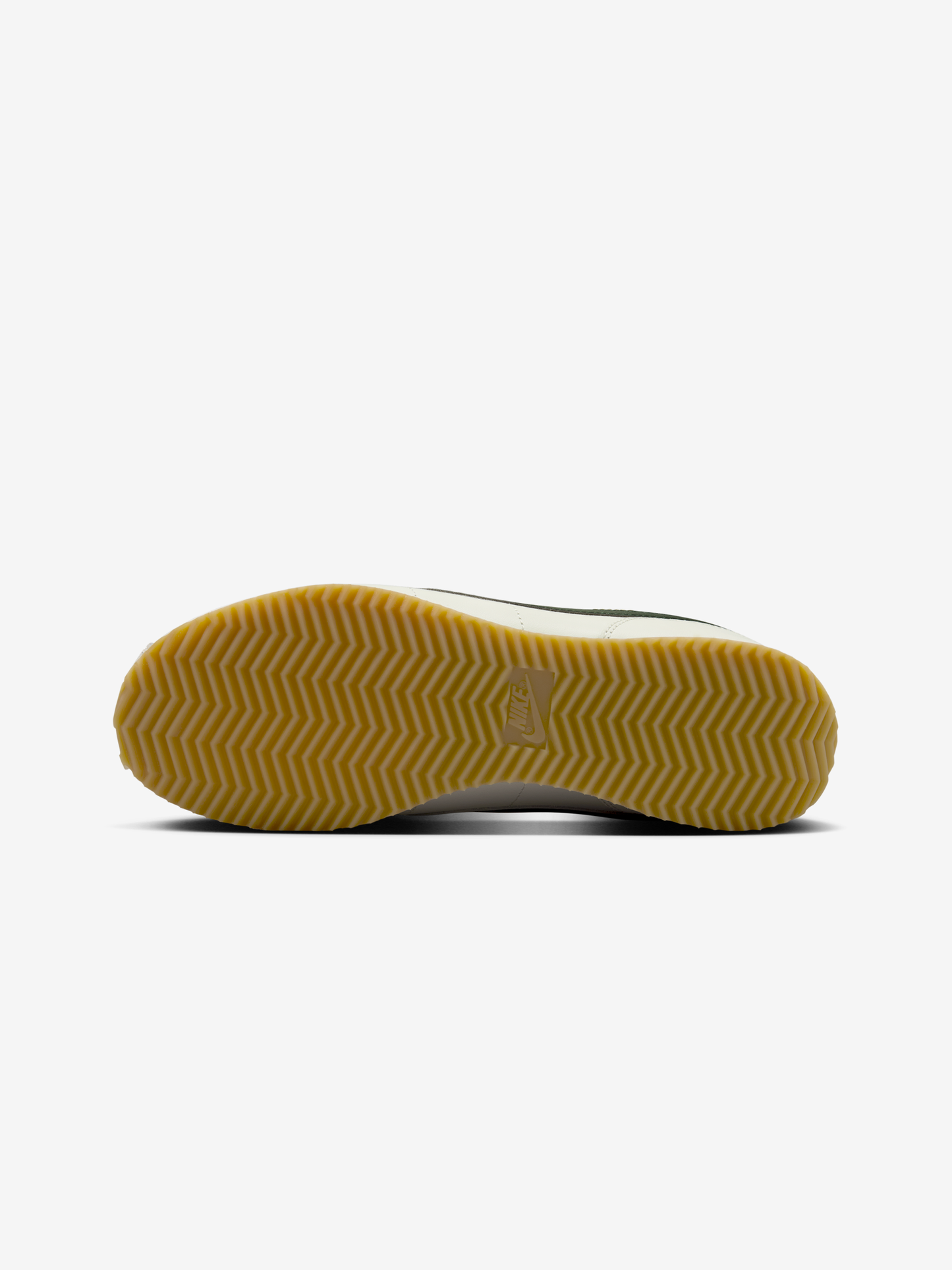 Nike Women's Cortez Leather (SAIL/FIR-GUM YELLOW-BLACK)