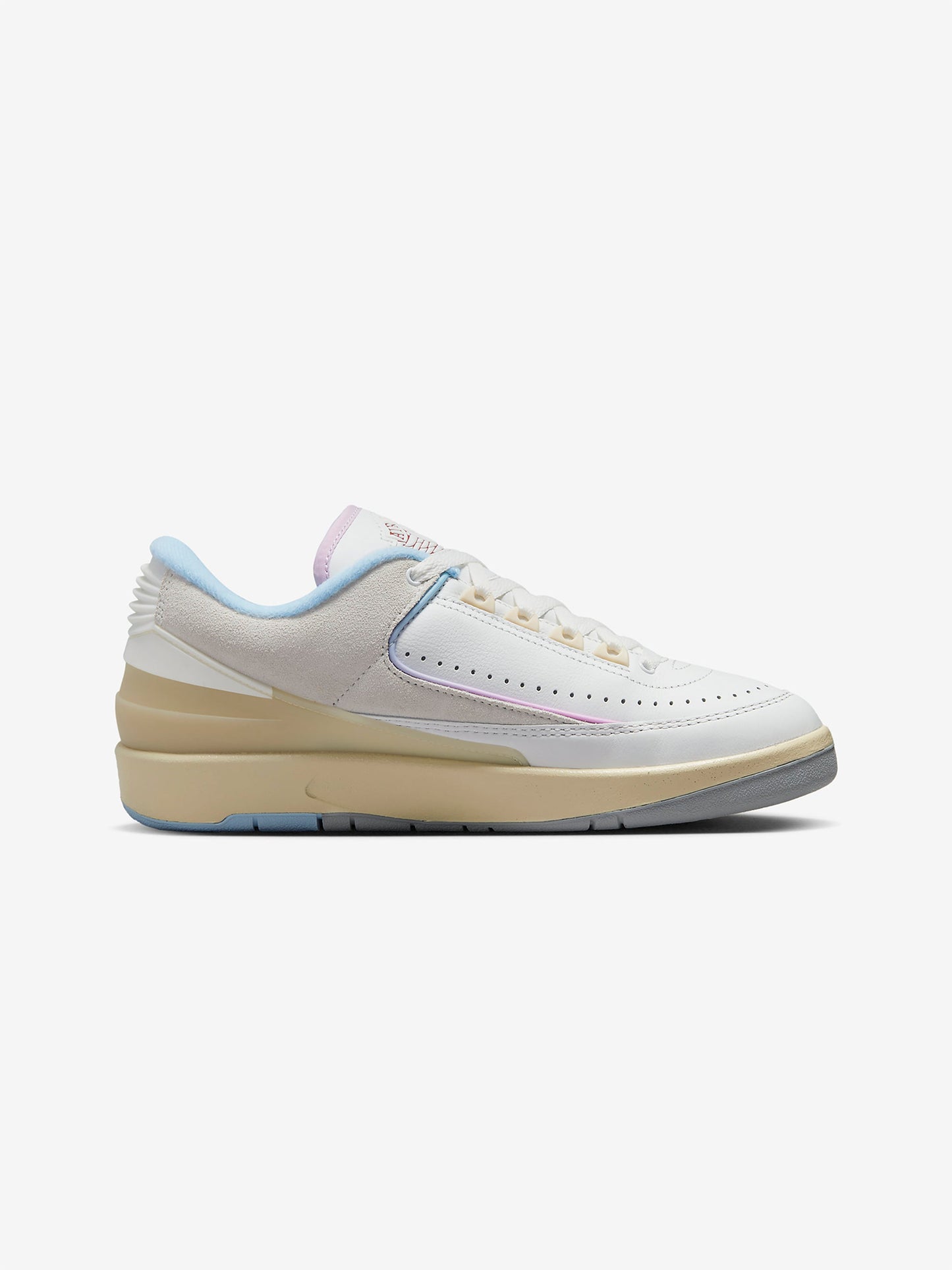 Women's Air Jordan 2 Retro Low (Summit White/Varsity Red-Ice Blue)