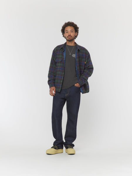 Dodger Flannel-Navy/Green – LUDIC