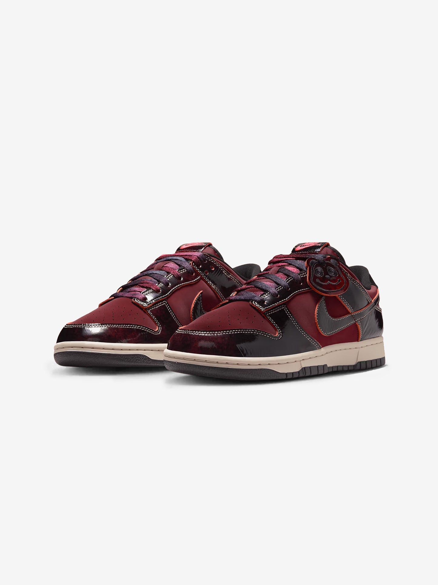 Nike Dunk Low "Panda Dark Team Red"