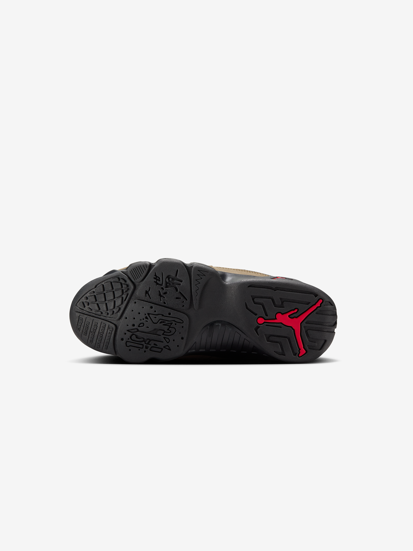 AIR JORDAN 9 RETRO (GS) (BLACK/TRUE RED-LIGHT OLIVE)