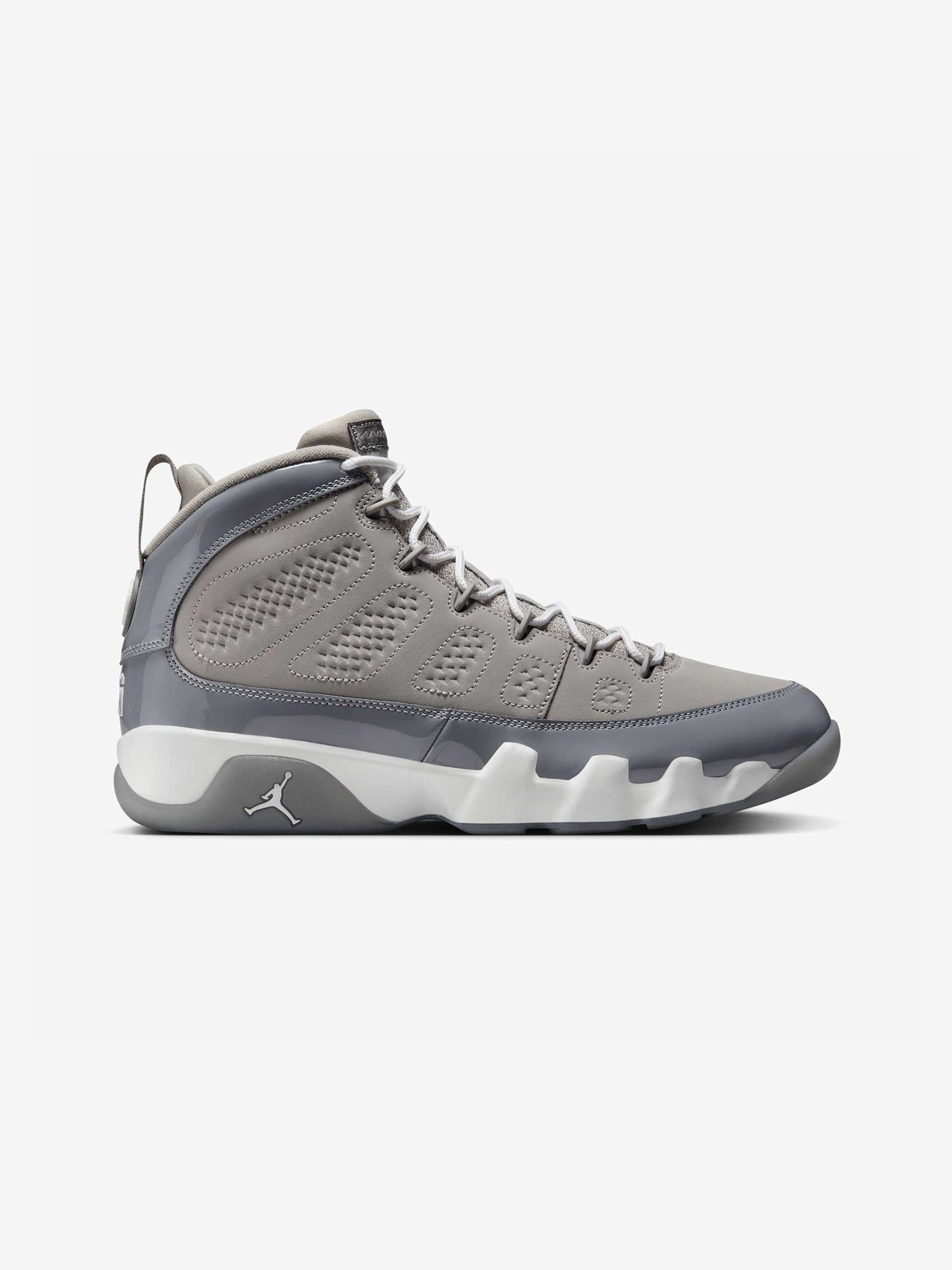 AIR JORDAN 9 RETRO (MEDIUM GREY/COOL GREY-WHITE)