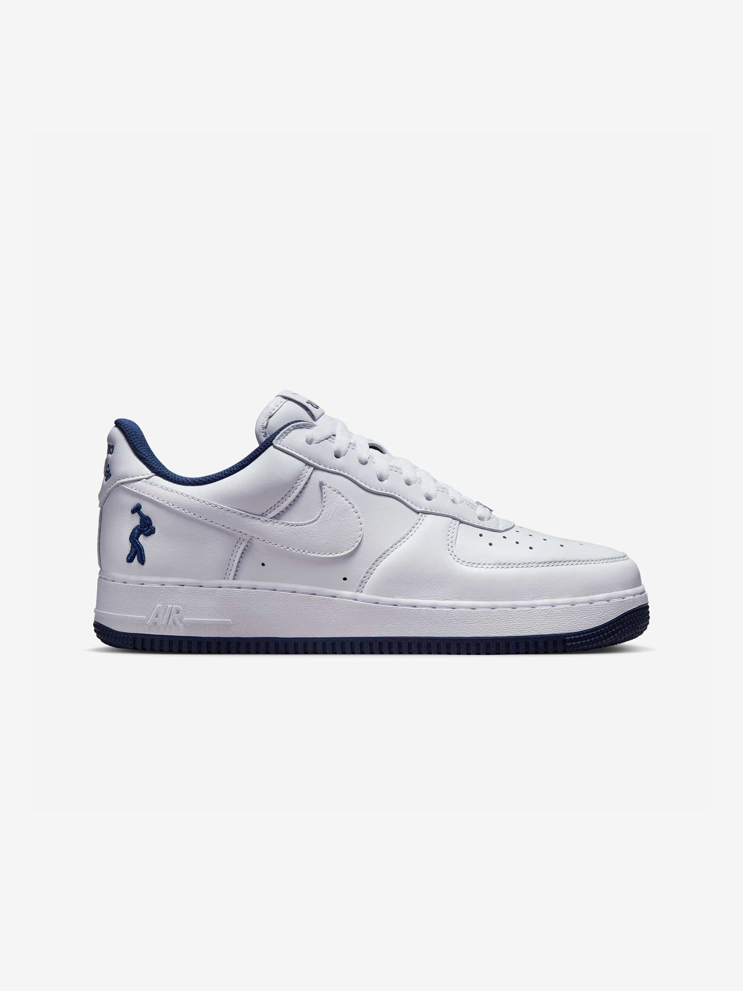 Nike Us Force 1 (WHITE/WHITE-MIDNIGHT NAVY-DK POWDER BLUE)