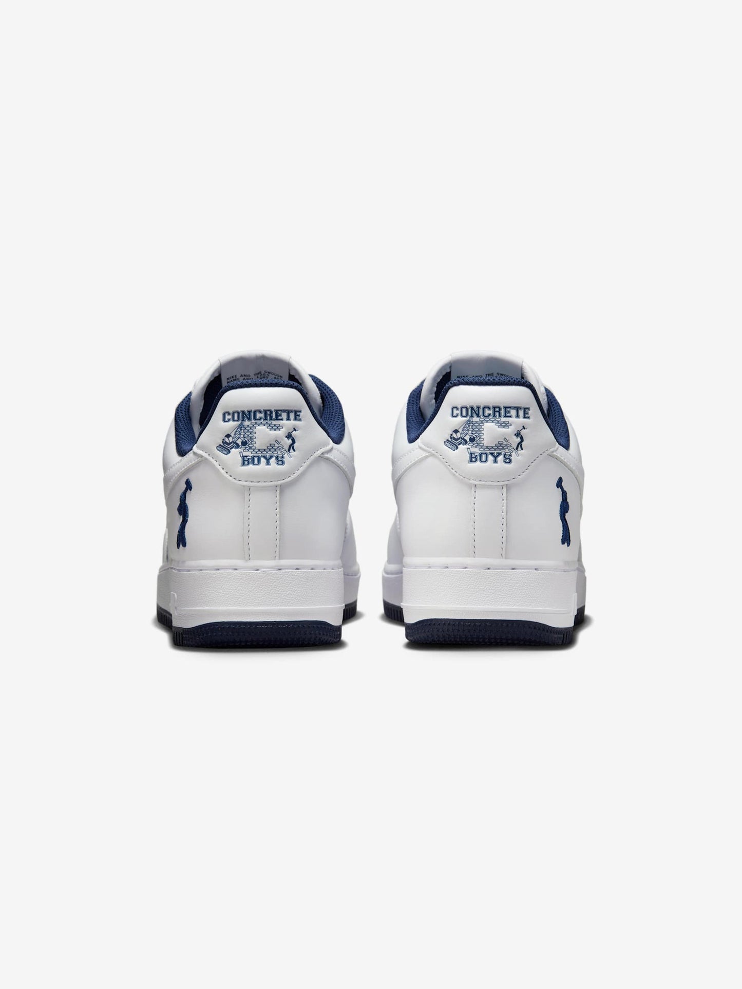 Nike Us Force 1 (WHITE/WHITE-MIDNIGHT NAVY-DK POWDER BLUE)