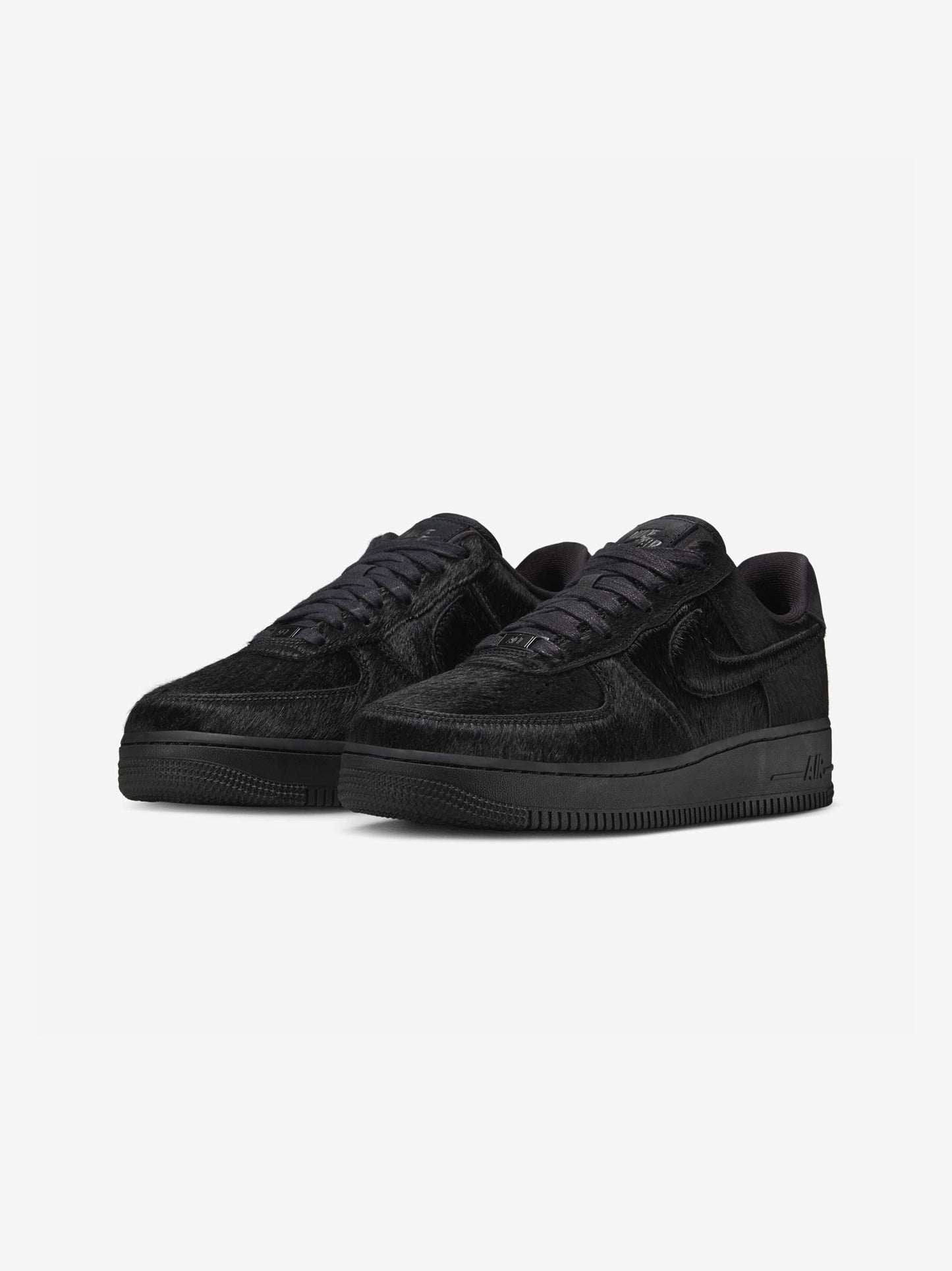 Women's Nike Air Force 1 Low '07 Pony Hair (Black/Black-Off Noir)