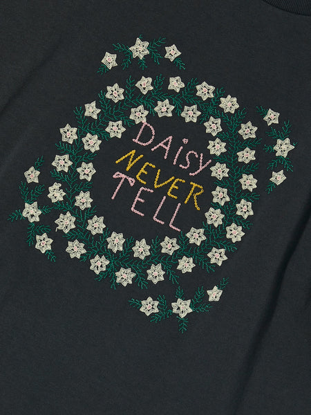 Men's Daisy Never Tell Crew-neck T-shirt by Bode
