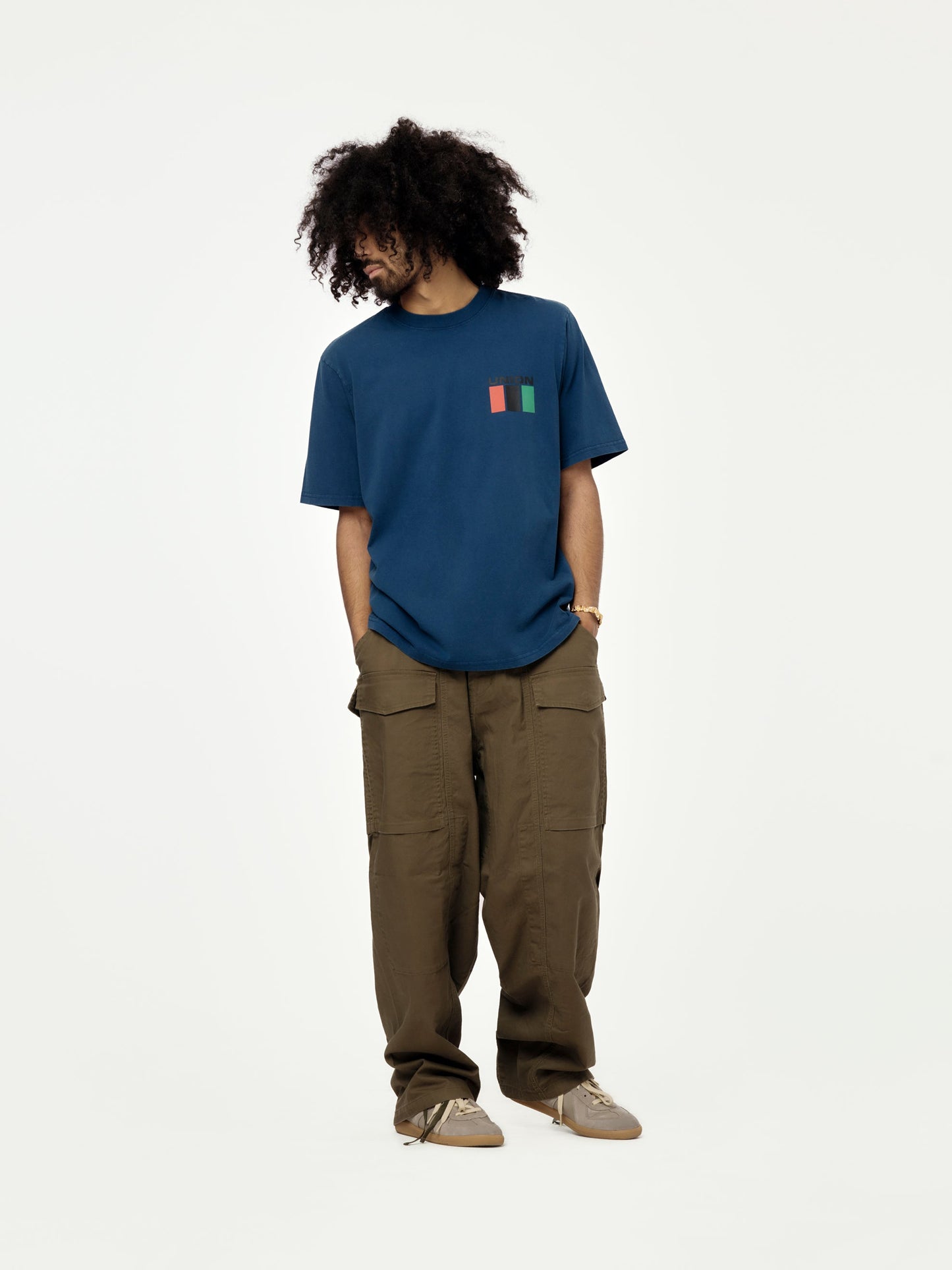 Stripes Tee (Vintage Navy)