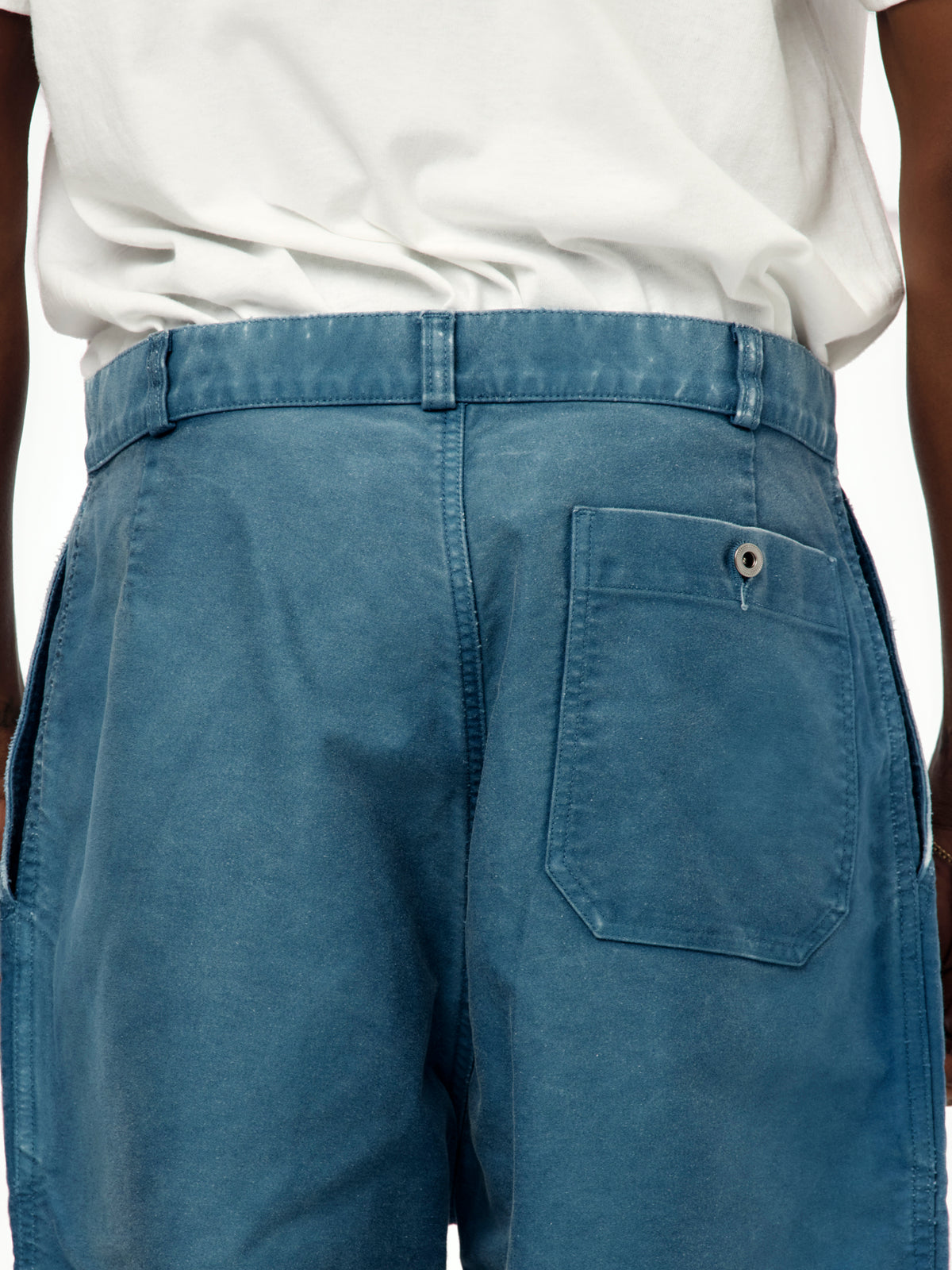 A.PRESSE Vintage French Work Pants (Sis) (Blue)