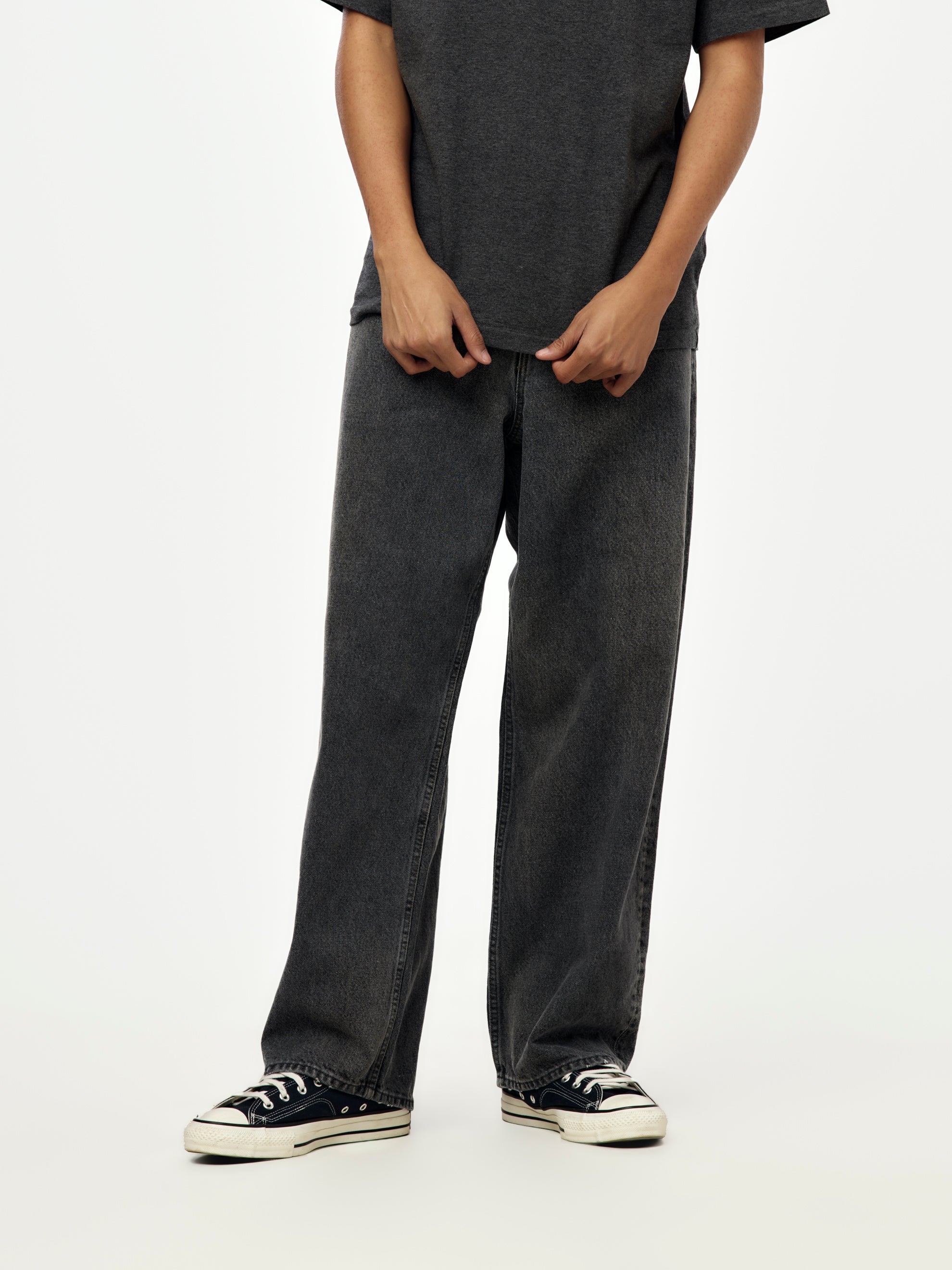 A.PRESSE Vintage Gray Denim Pants (GRAY) (SIS) - UNION LOS ANGELES A.PRESSE Vintage Gray Denim Pants 34