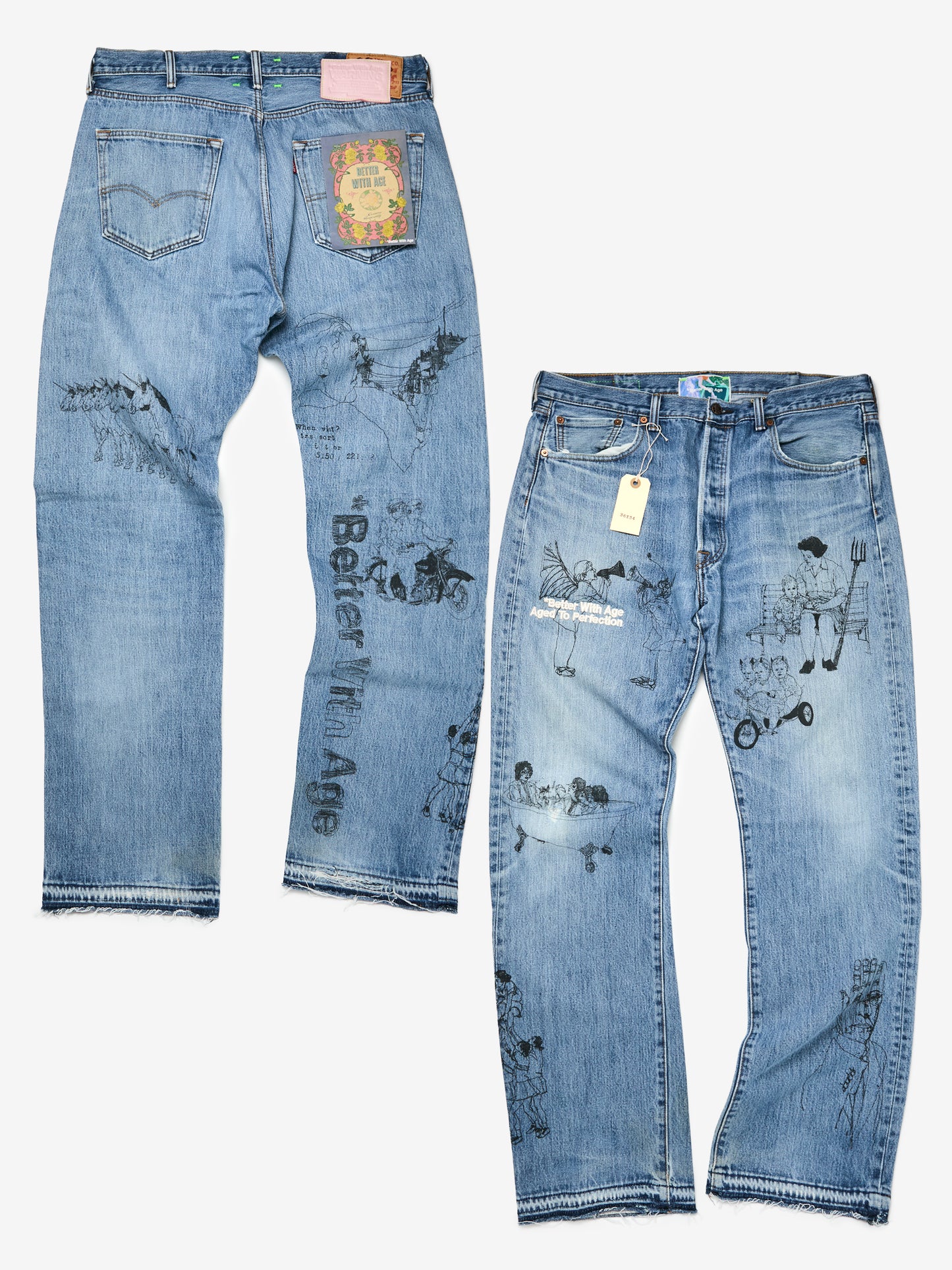 GENE DENIM (ASSORTED INDIGO)