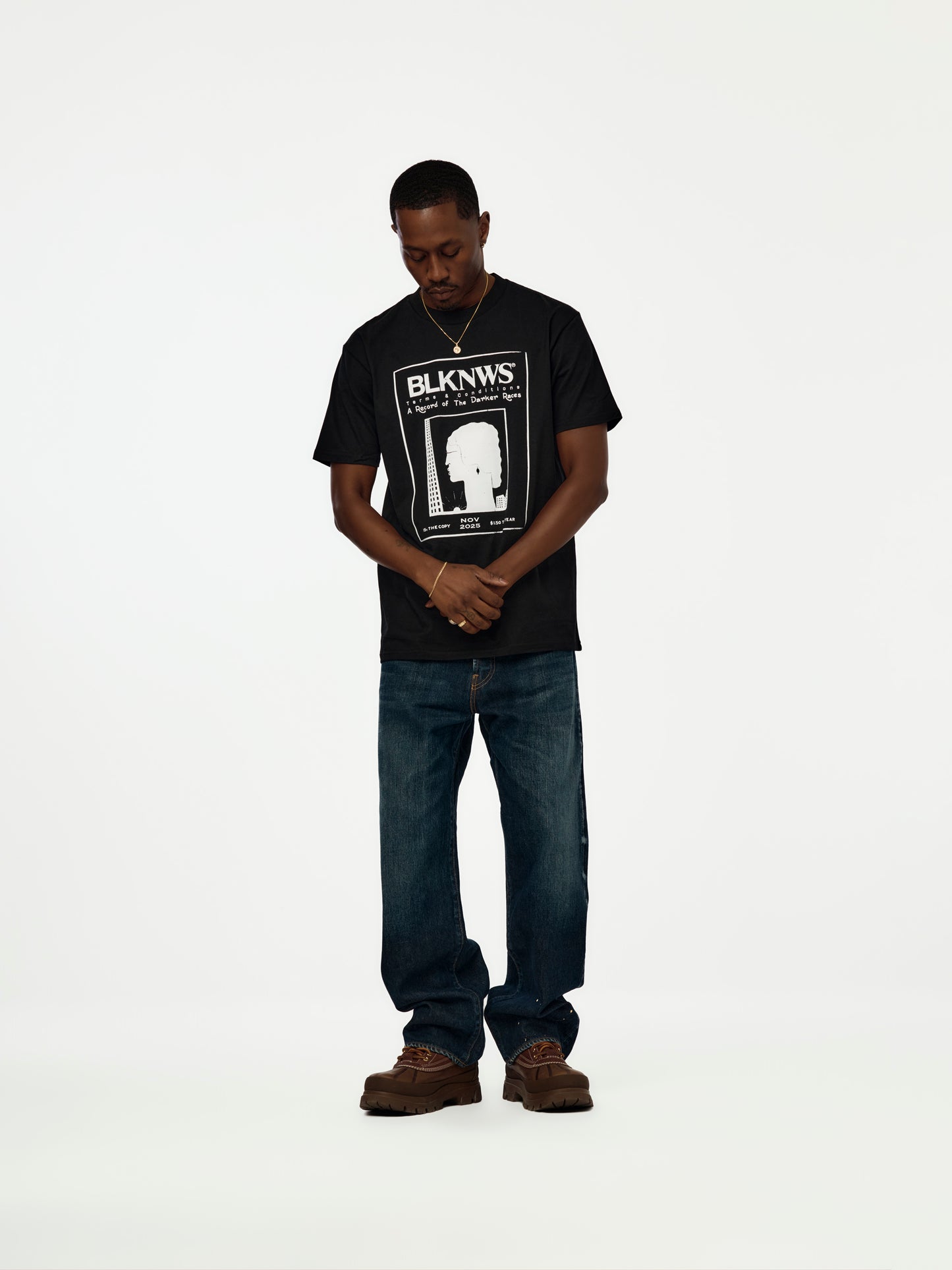 BLKNWS T-Shirt #4 (Black)