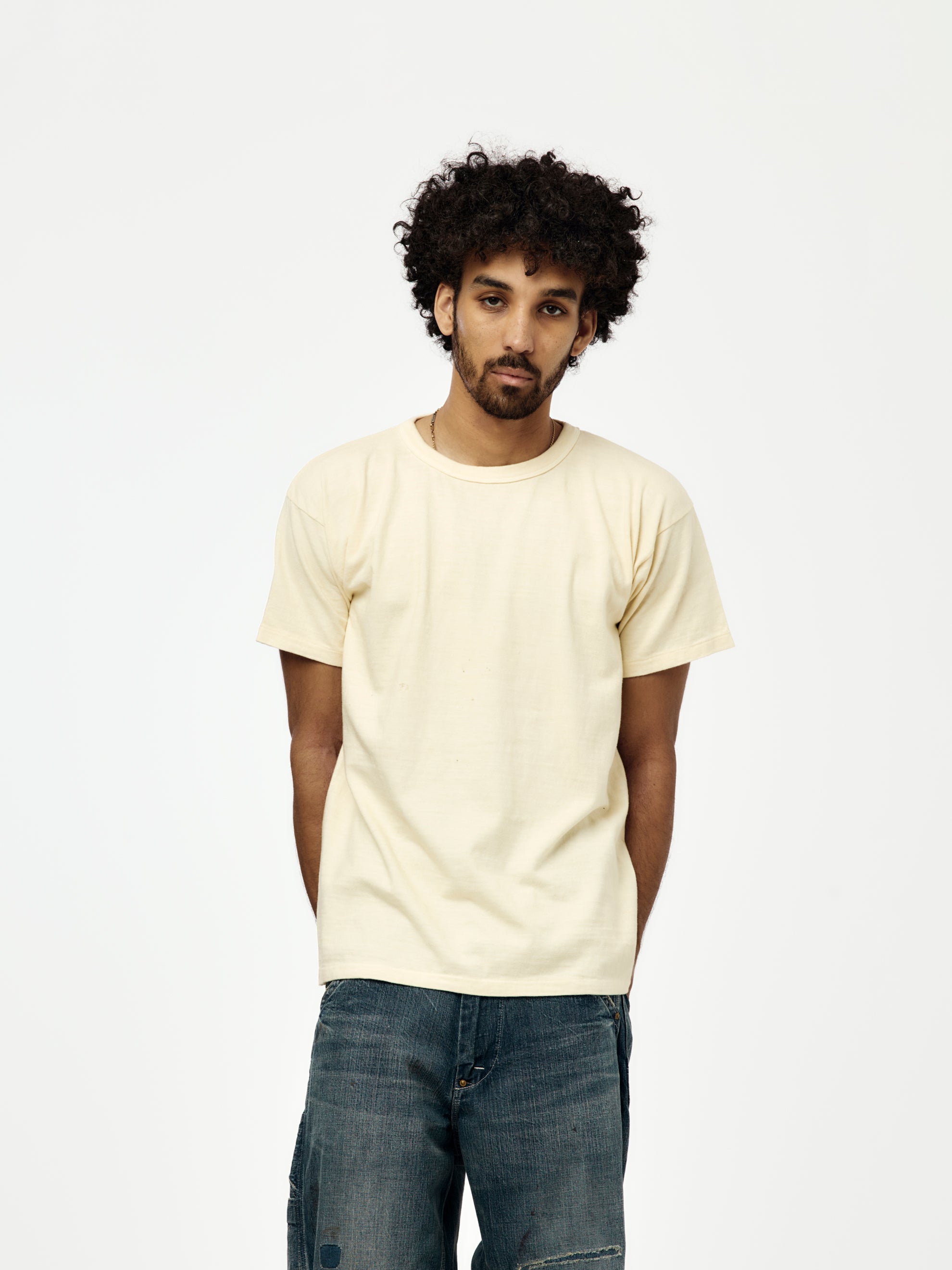 トップス BOWWOW 8812 TEE AGED YELLOW XL BOW WOW Aged Tee (Yellow) - UNION LOS ANGELES