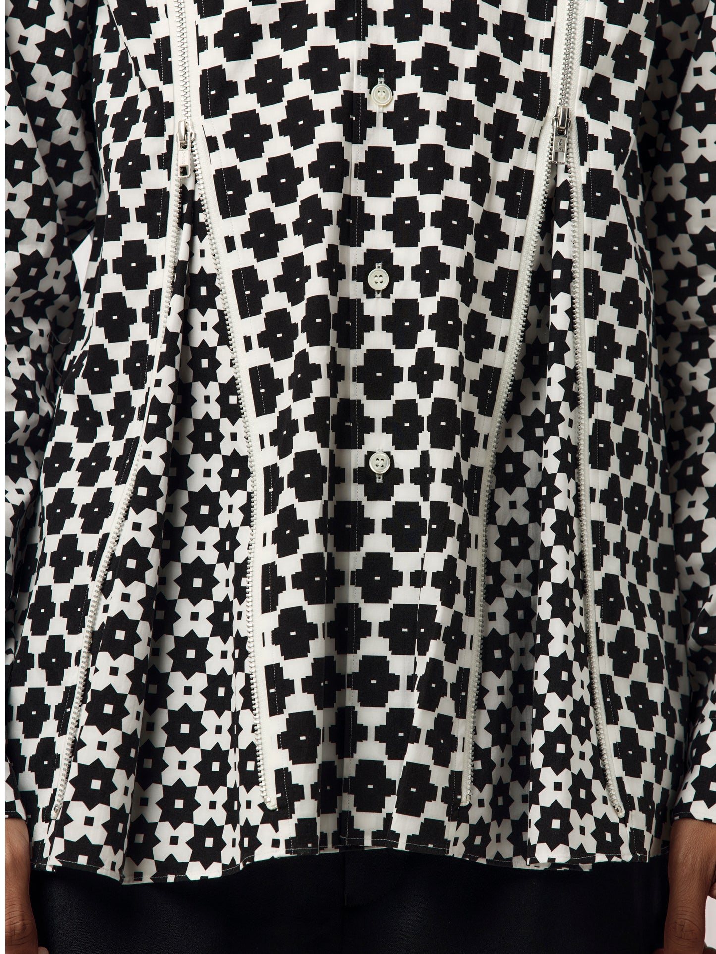 MEN'S SHIRT SS26 (WHITE/BLACK)