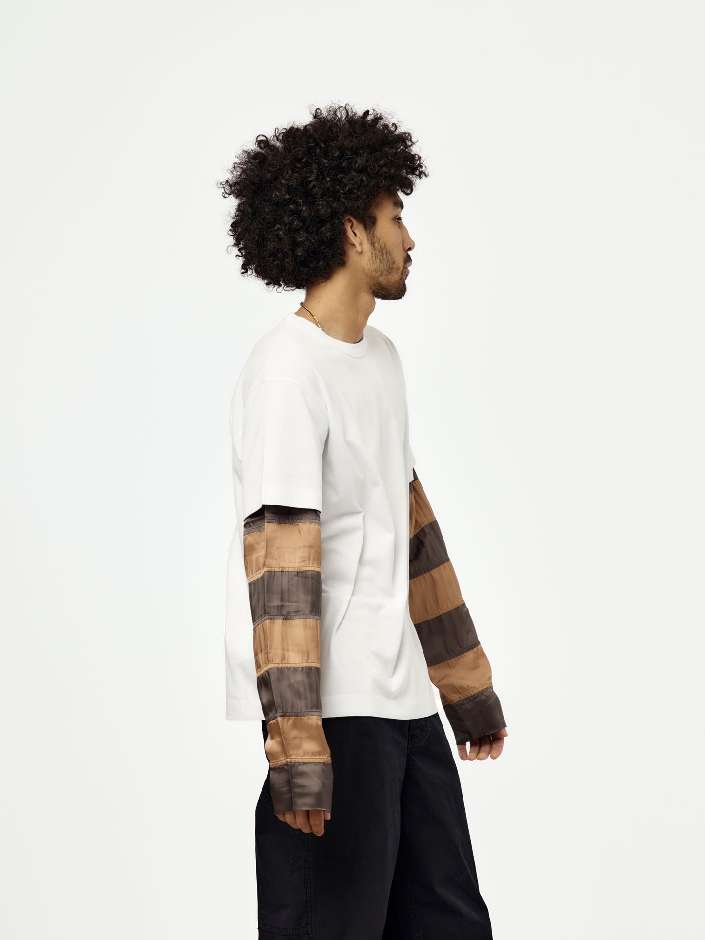 Heedar Contrast T-Shirt (White)