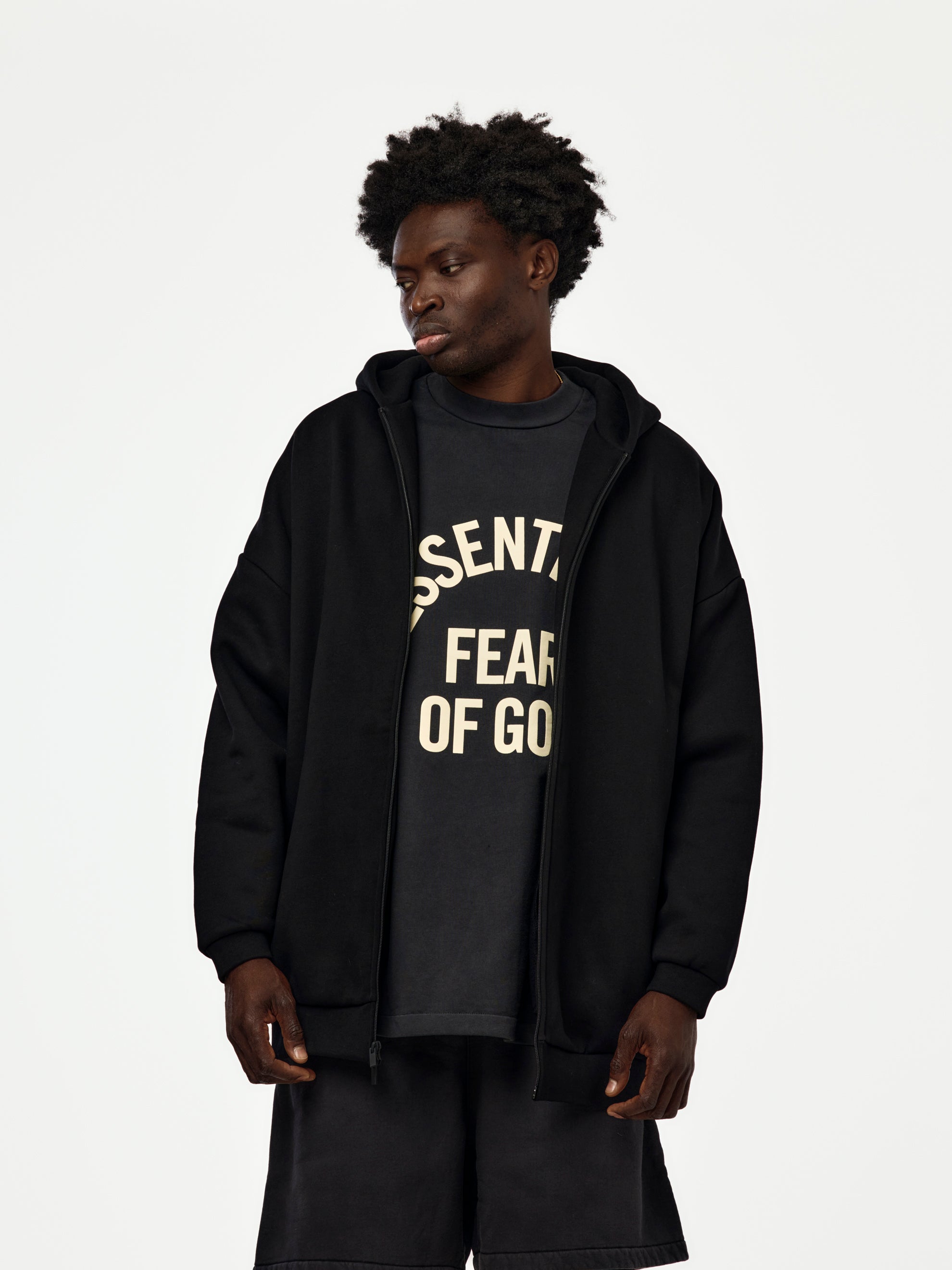 Essentials Fear of God ESSENTIALS Property Lounge Long Zip Hoodie