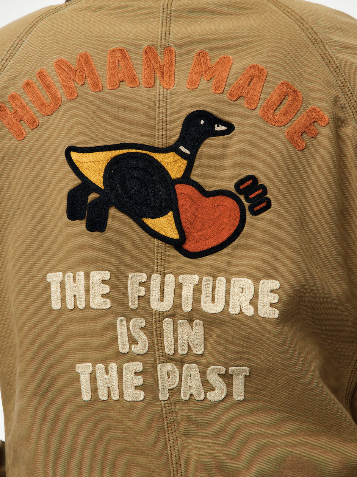 DUCK COVERALL JACKET (BEIGE)