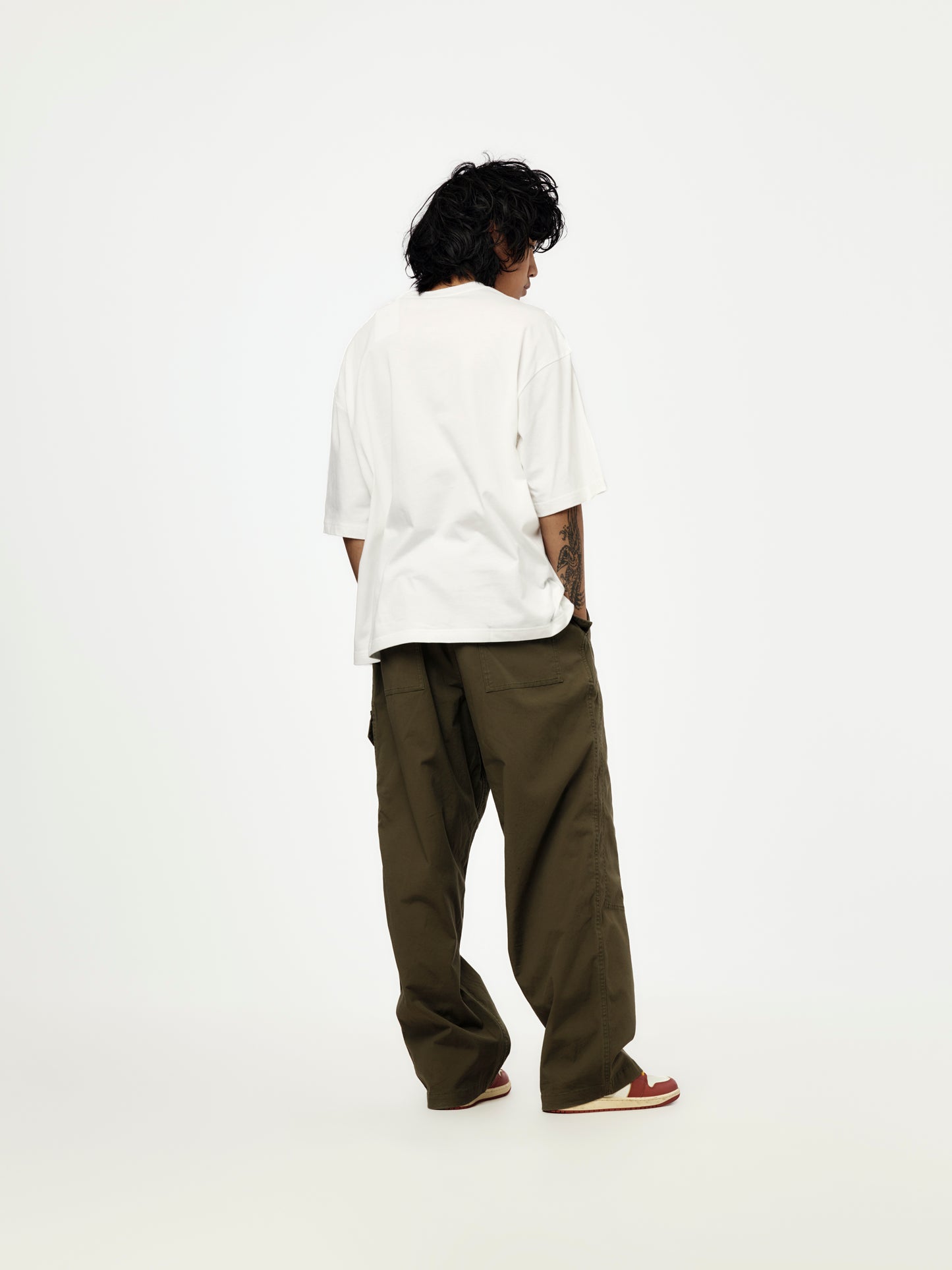 Jordan Flight Essentials Men's Oversized T-Shirt (WHITE)