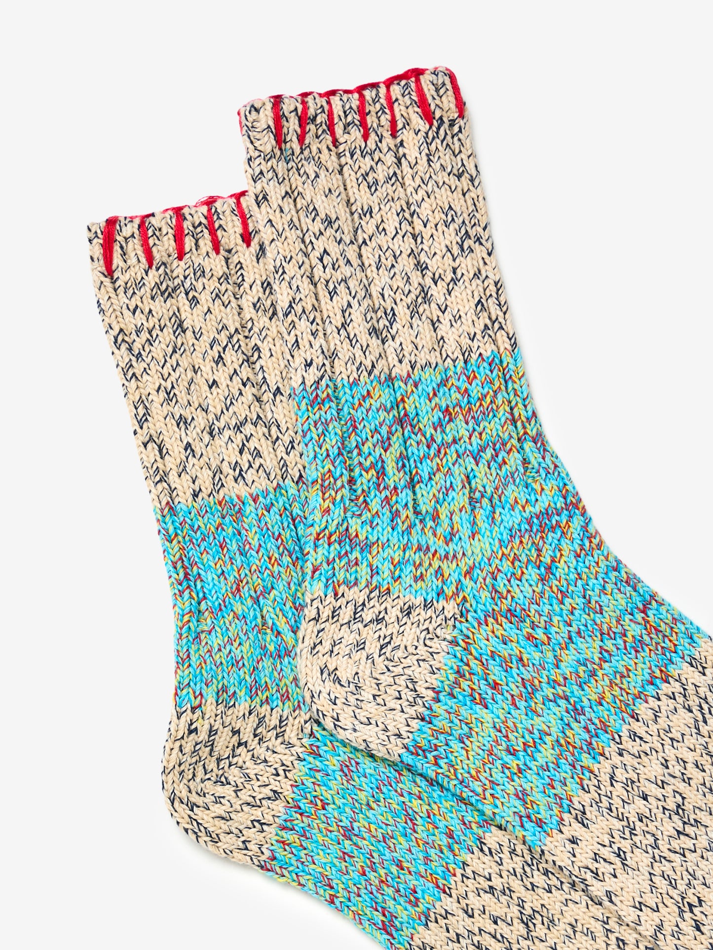 56 Yarns Grandrelle GOGH HOBO Stick Socks (Turquoise)