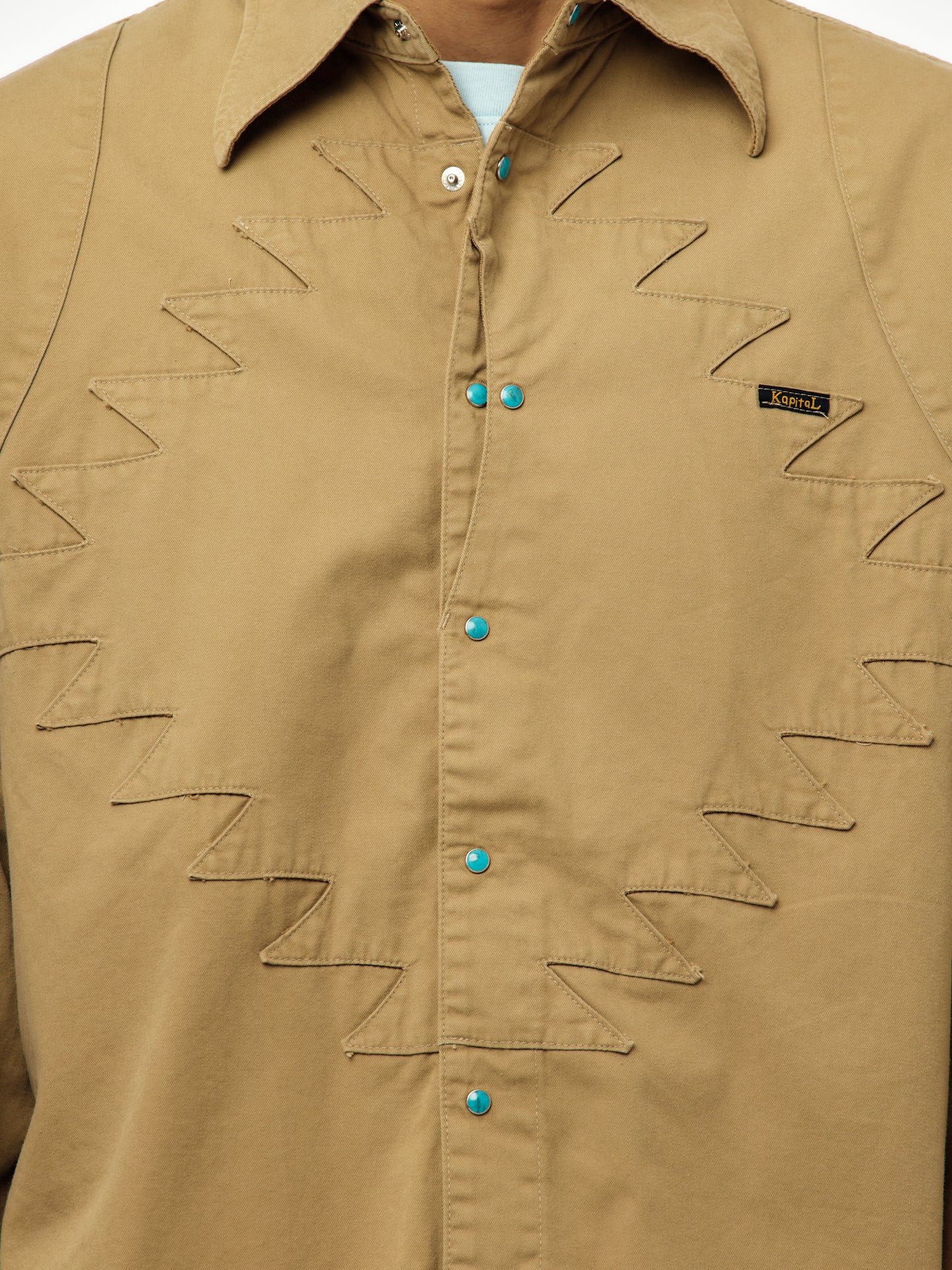 Thunderbird Husky Western Shirt (Beige)