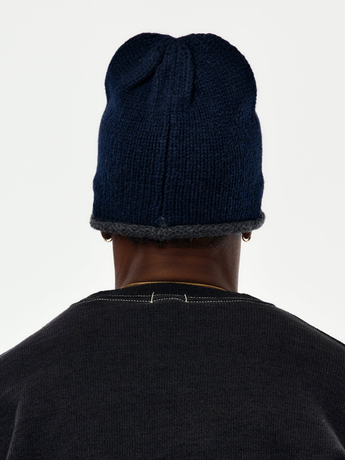 Hobo Wool Beanie (Navy)