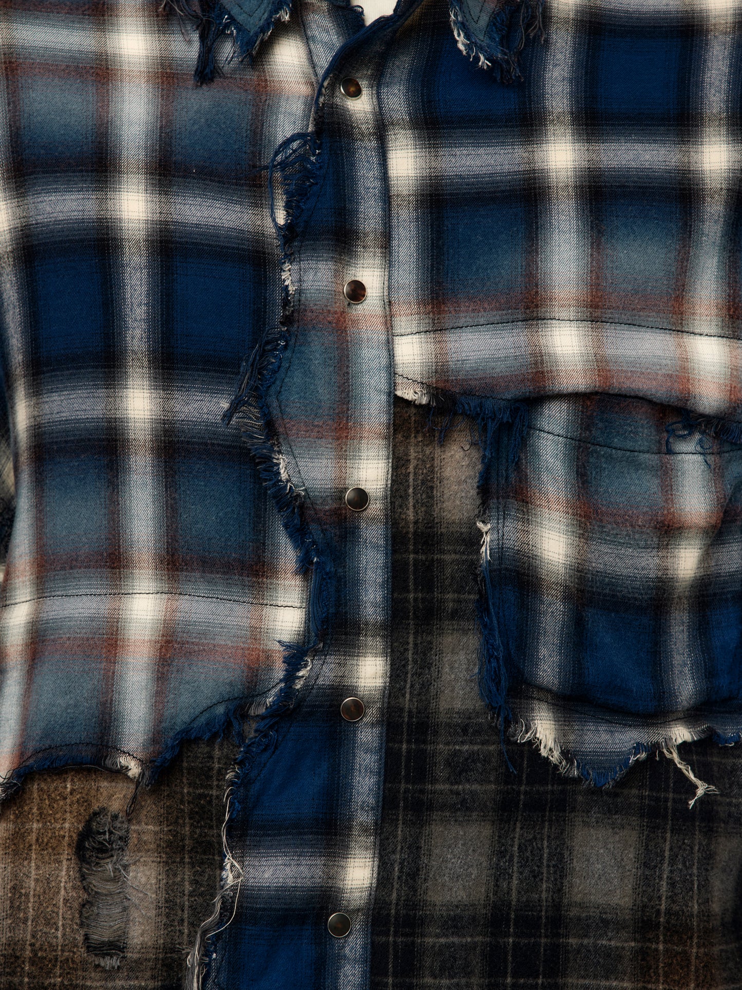 Vintage Checked Shirt (BLUE)