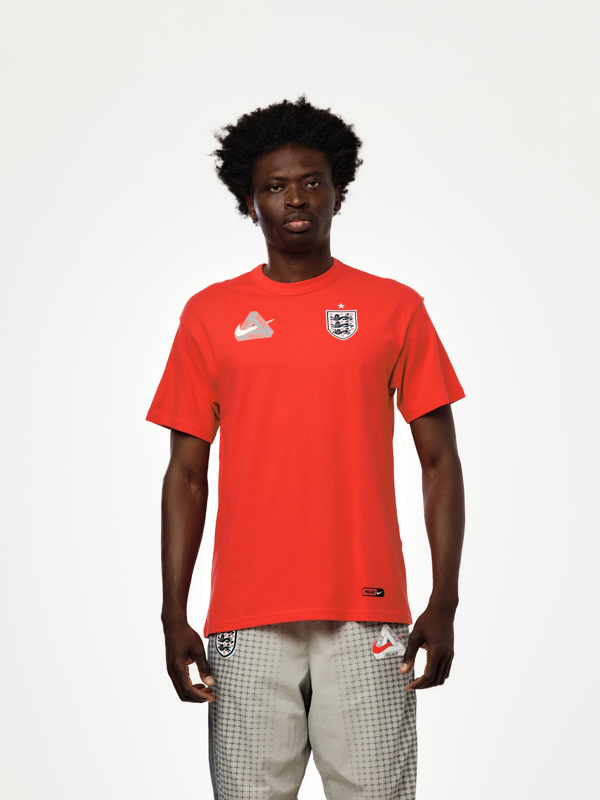 Nike England x Palace x Nike T-Shirt (Lt Crimson) - UNION LOS ANGELES
