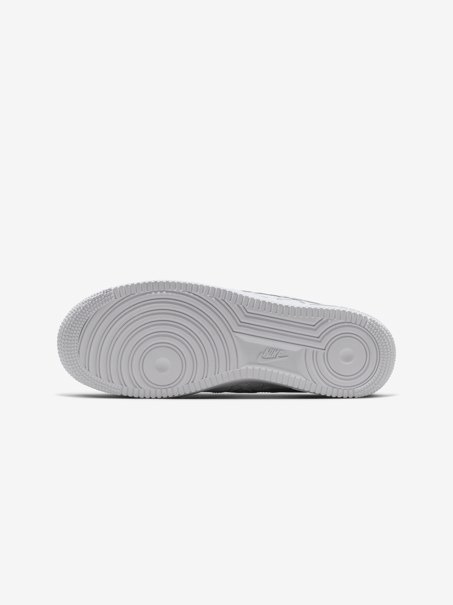 Nike Air Force 1 '07 "Stars" (WHITE/WHITE-METALLIC SILVER)
