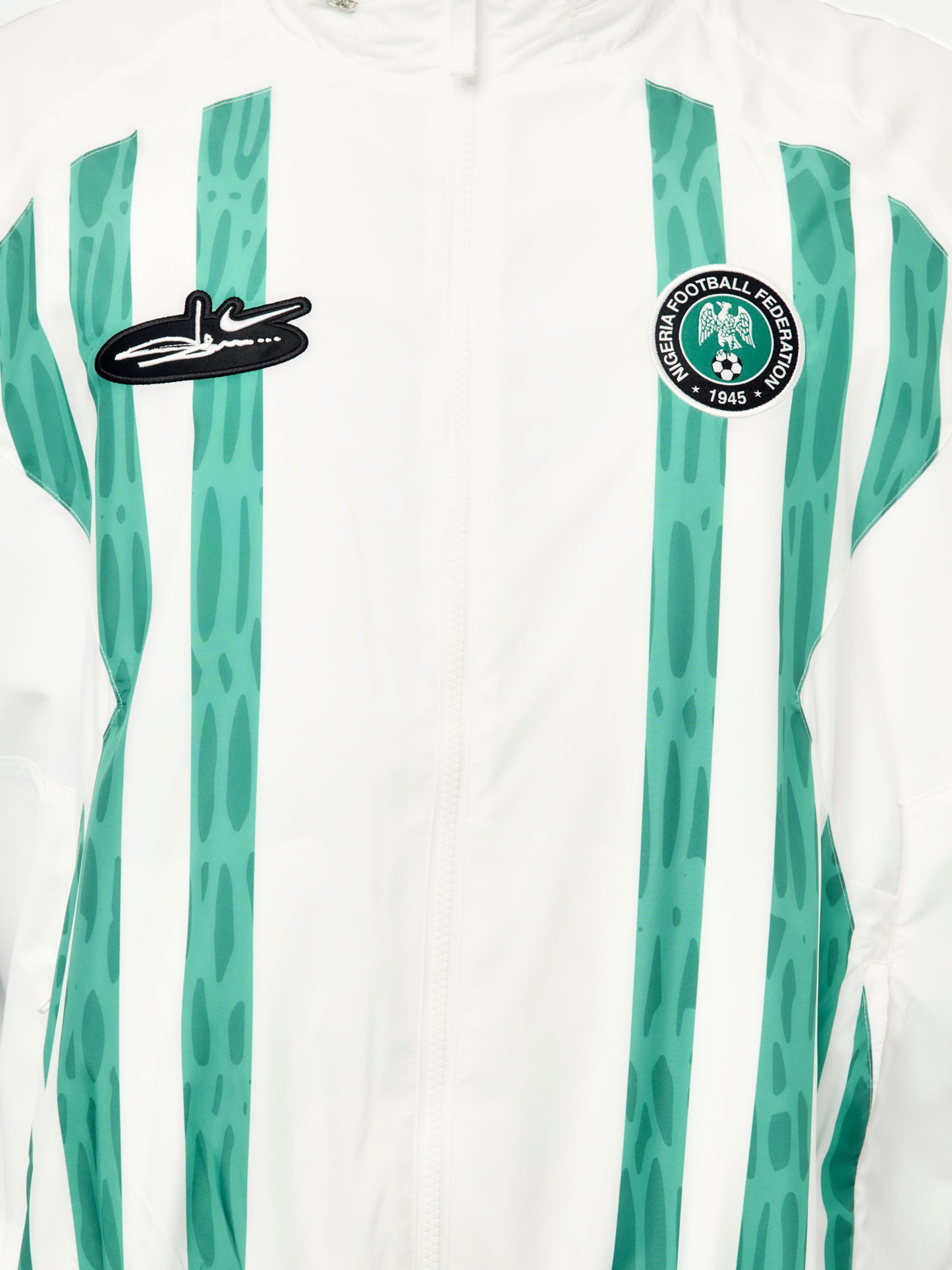 Nigeria x Slawn x Nike Track Jacket (White/Black)