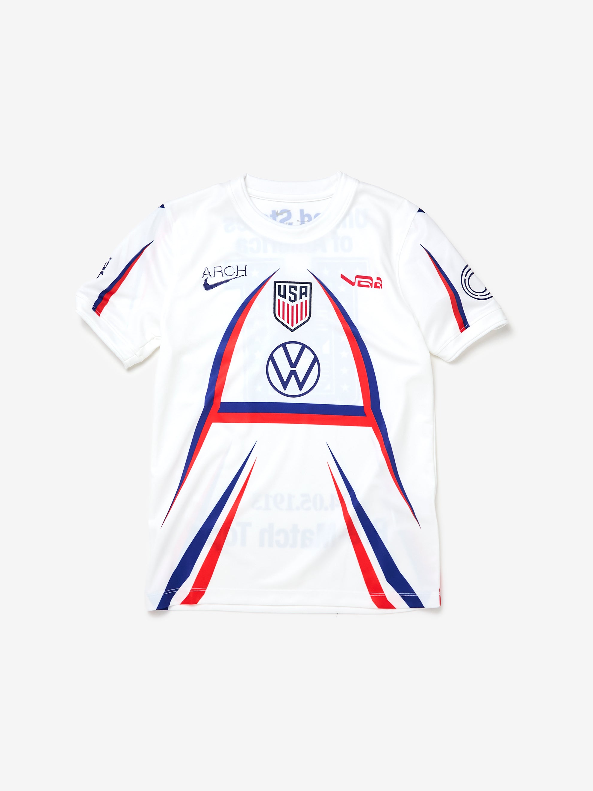 Nike Nike Usa x V.a.a. Big Kids' Short-Sleeve Soccer Top ( White