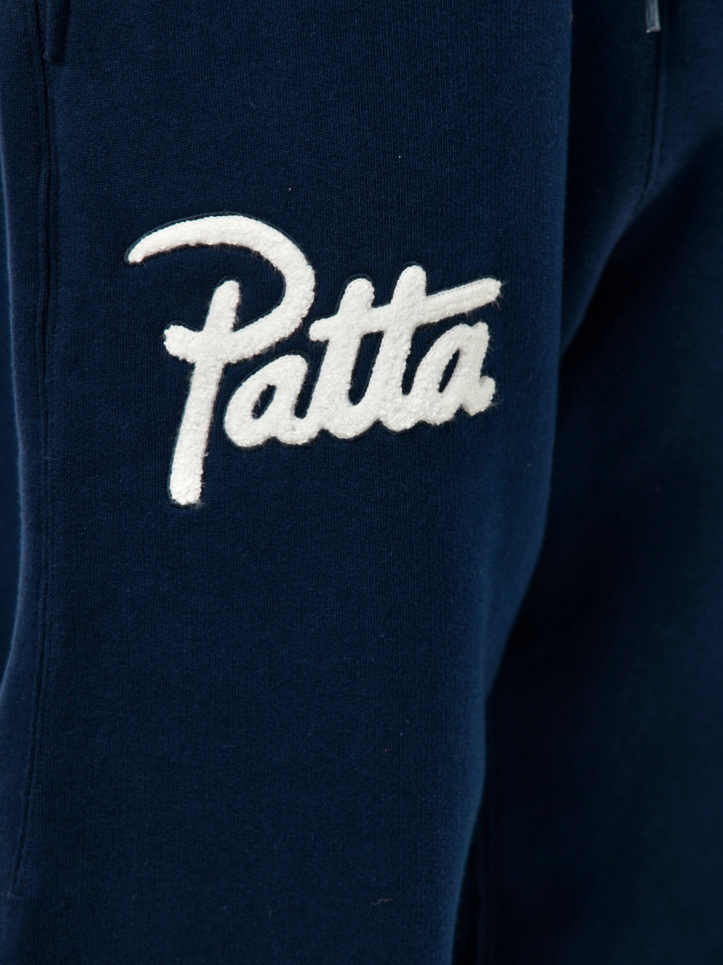 Patta Chenille Logo Jogging Pants (Black Iris)