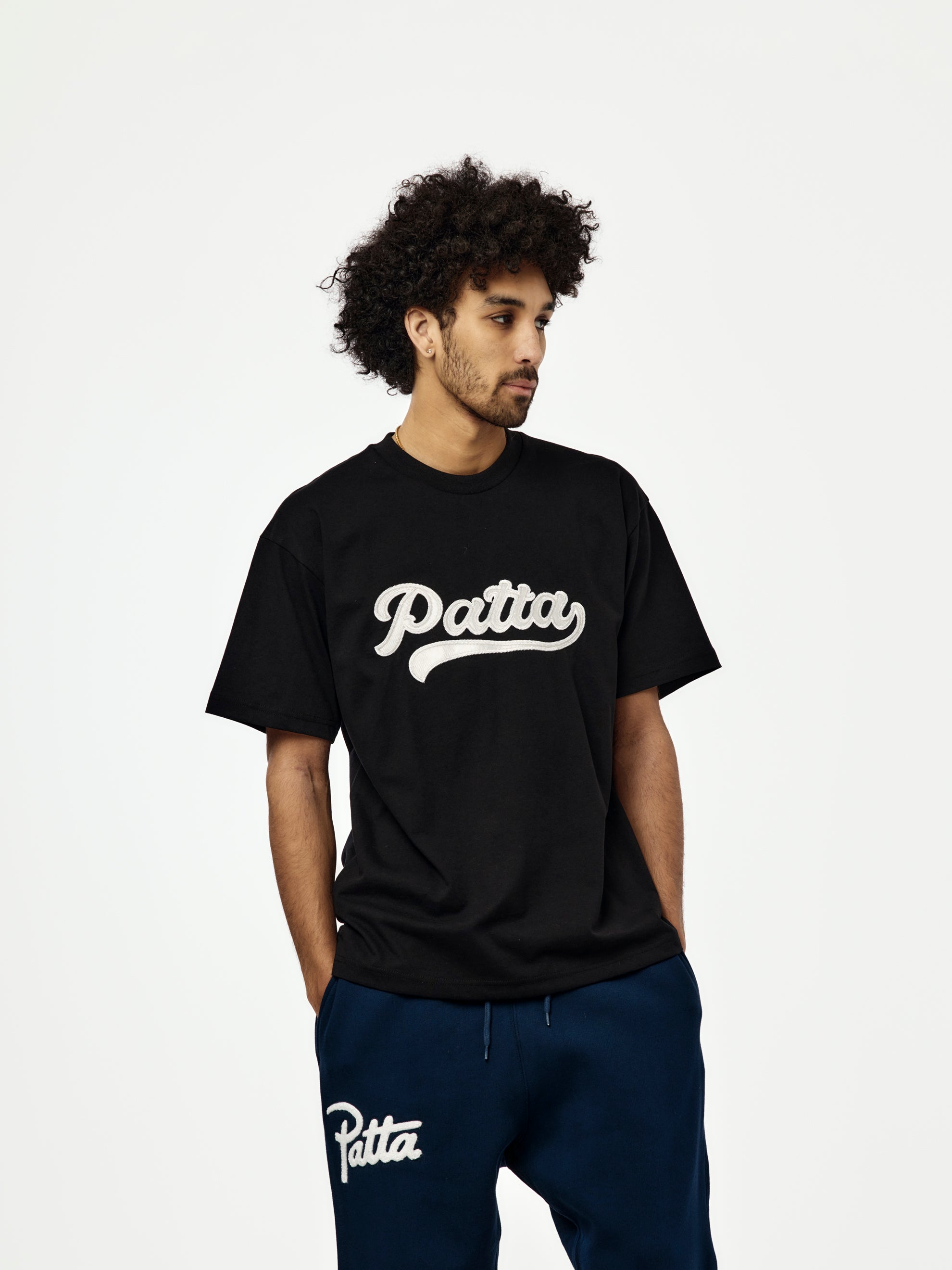 新品未使用 Patta パタ フットボールシャツ 黒 BEAMS XL Patta Patta Logo Tail T-Shirt (Black) - UNION LOS ANGELES