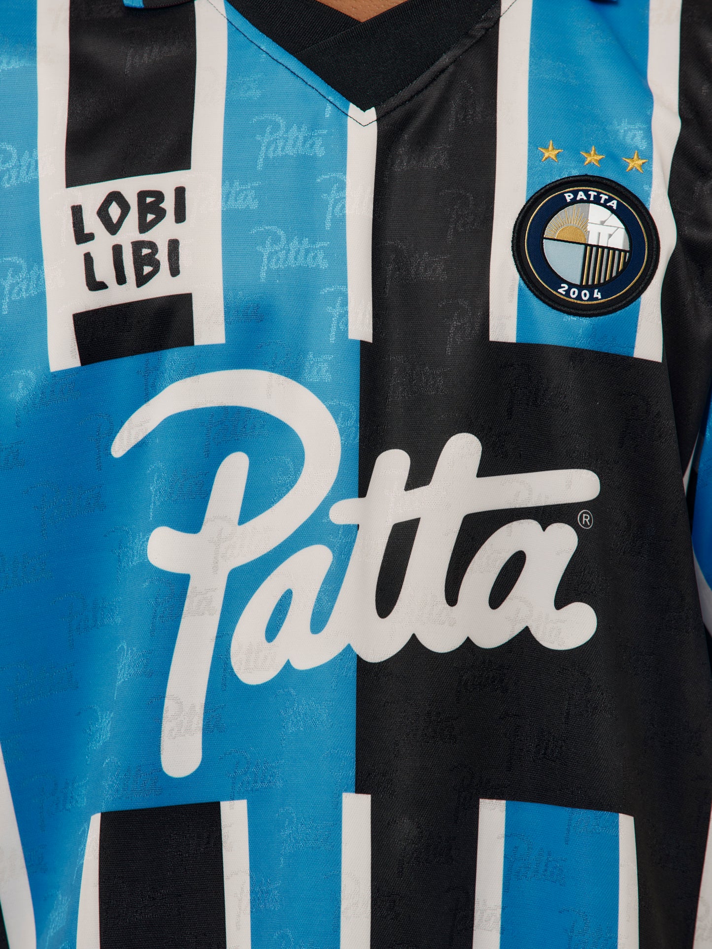 Patta Stripe Football Jersey (French Blue)