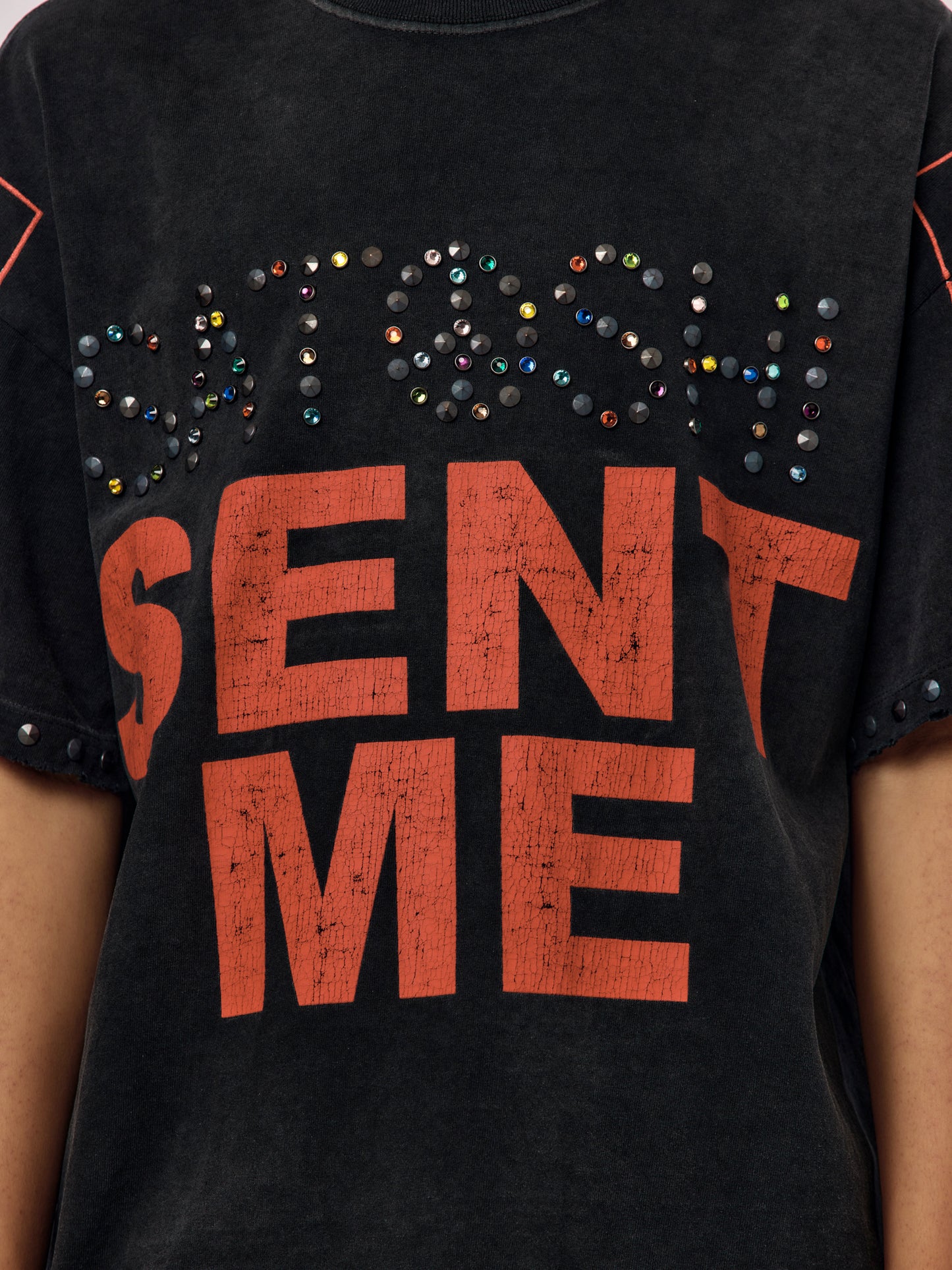 Satoshi Sent Me Tee (Washed Black)