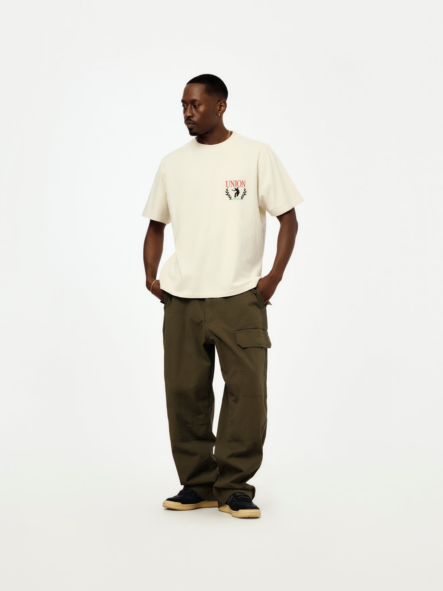 CREST TEE (VINTAGE WHITE)