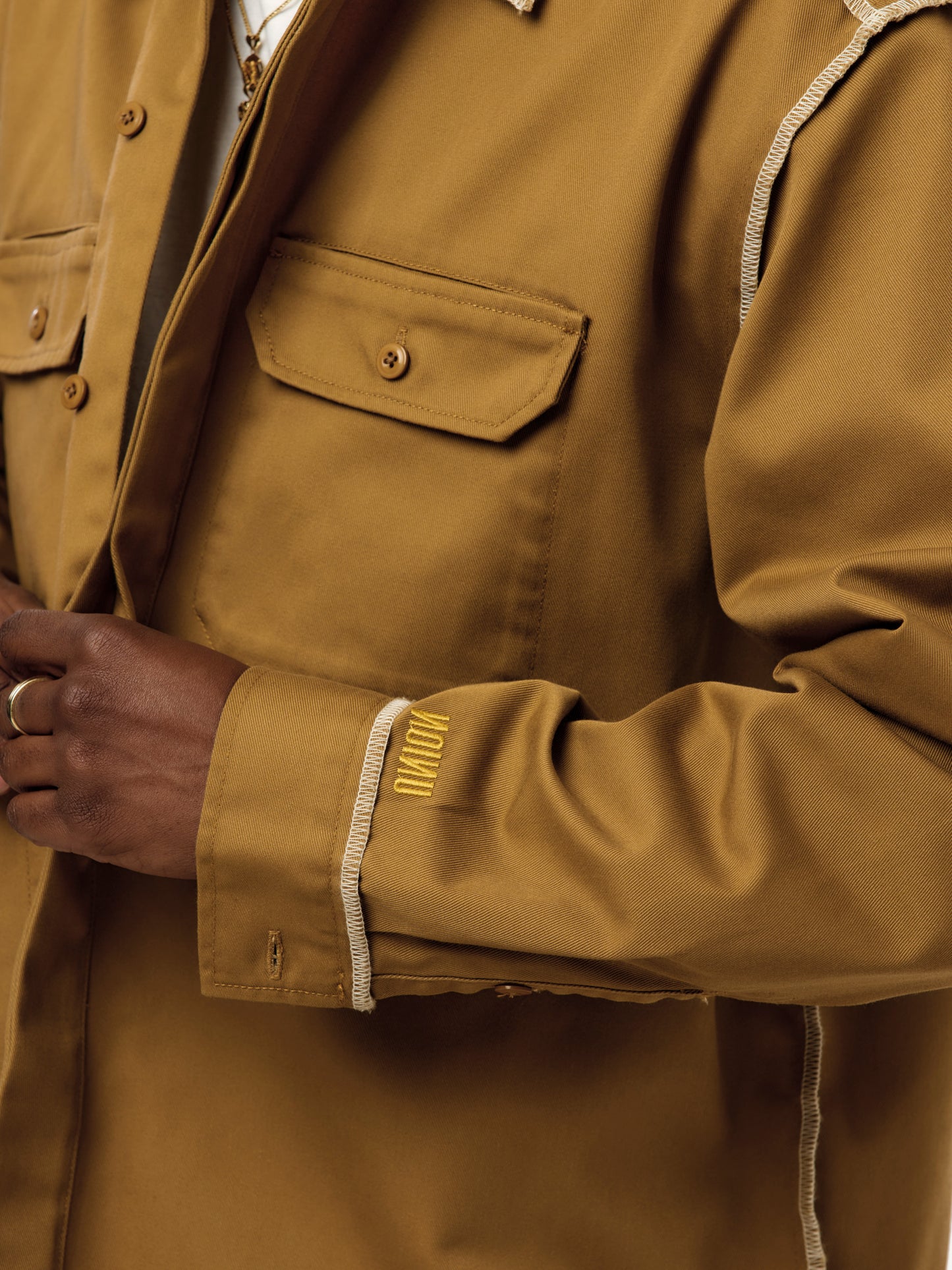 Union x Dickies Inverse Shirt (Light Brown)
