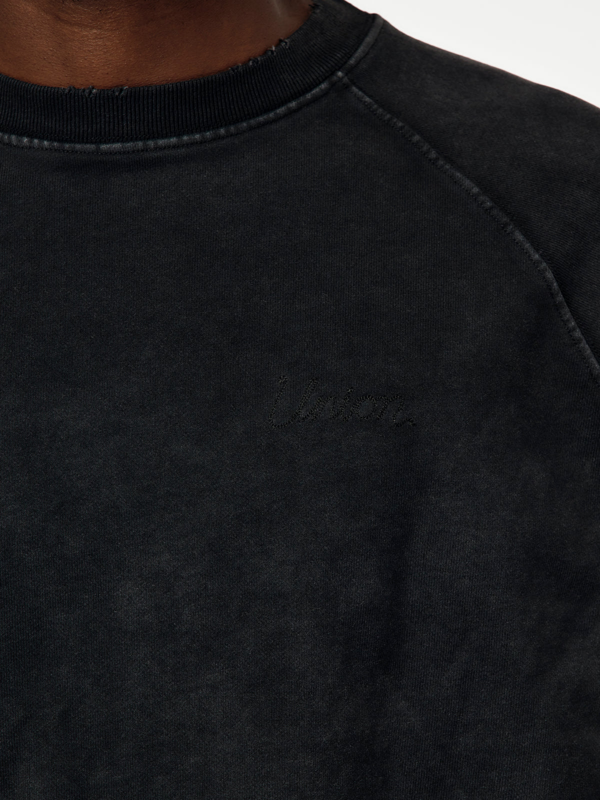 Union Los Angeles Faded Crew Sweatshirt (Black)