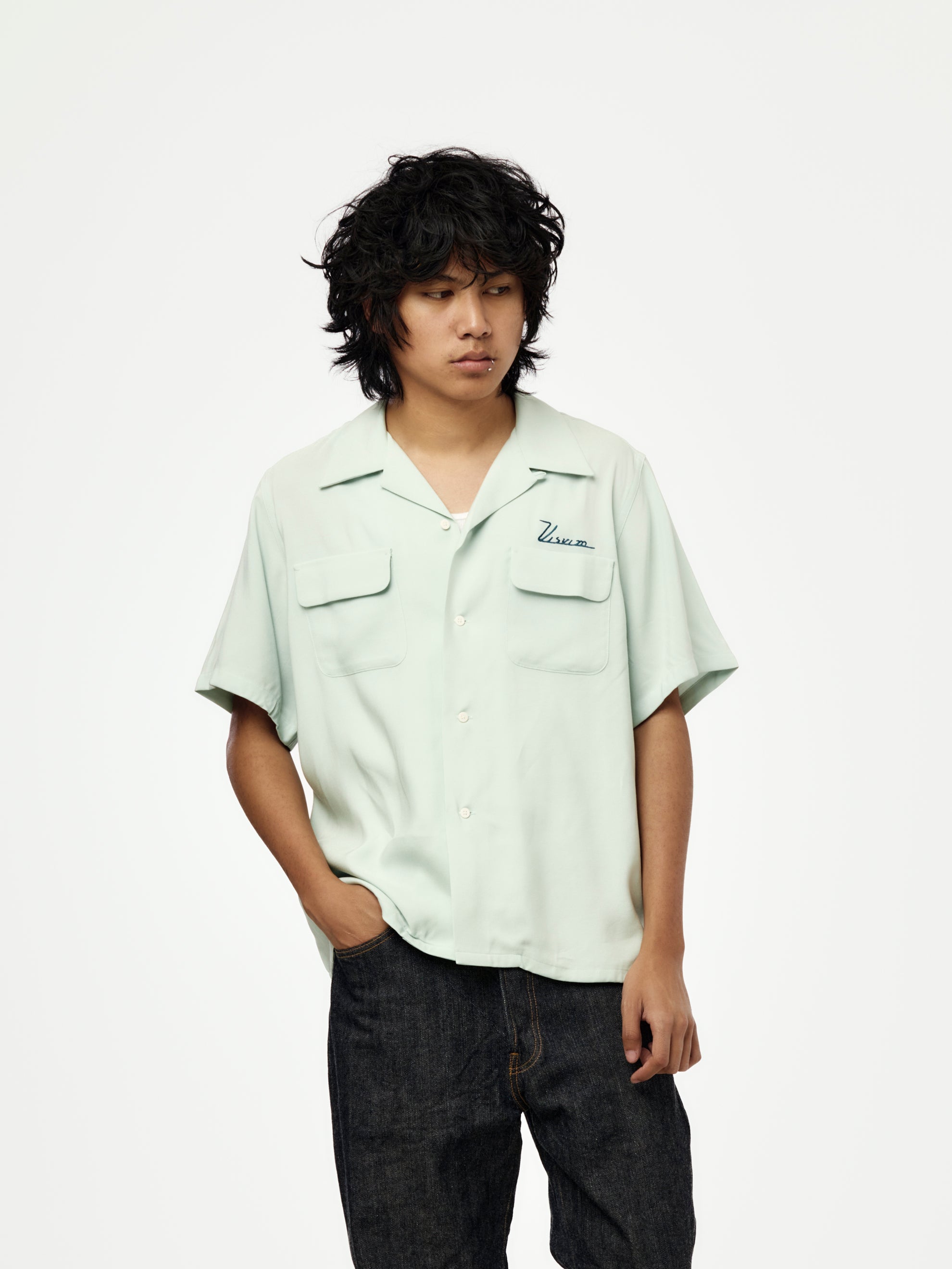 Visvim visvim JUDD SHIRT S/S (Green) - UNION LOS ANGELES