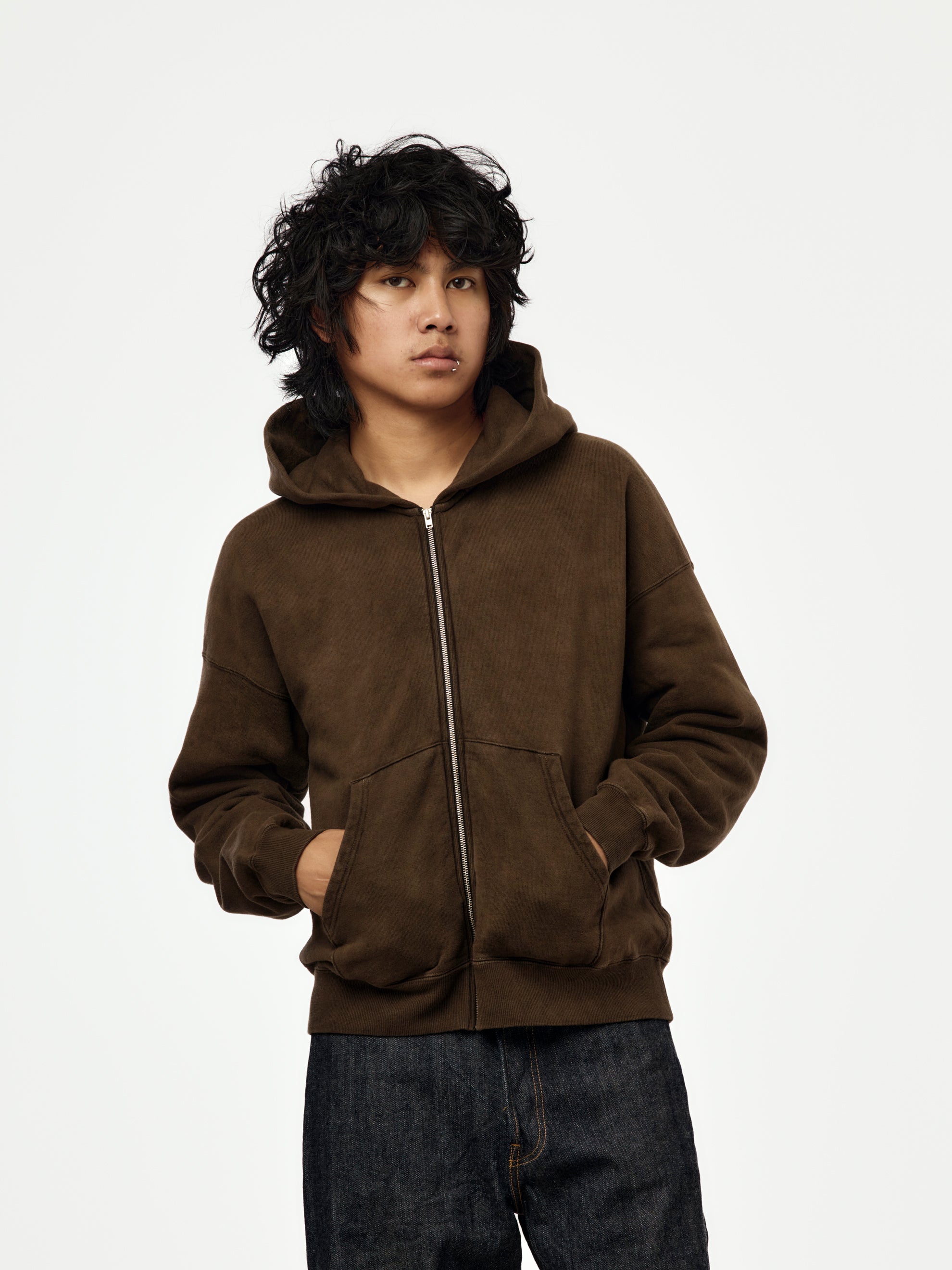 Visvim visvim JUMBO SB HOODIE F.Z. (N.D.) (Mud) - UNION LOS ANGELES