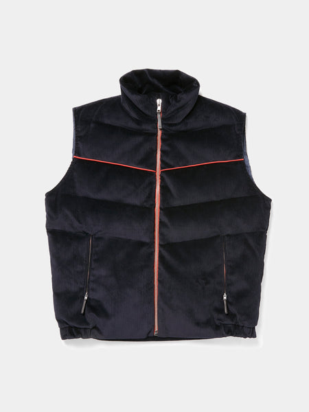 Buy Noah Corduroy Puffer Vest (Dark Navy) Online at UNION LOS ANGELES