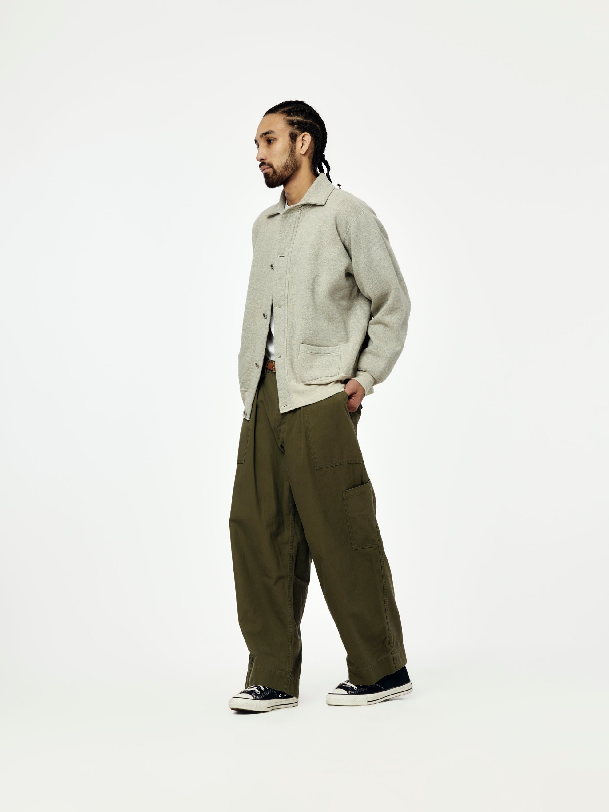 A.PRESSE USAF Hemmed Bottoms (Olive) SIS - UNION LOS ANGELES