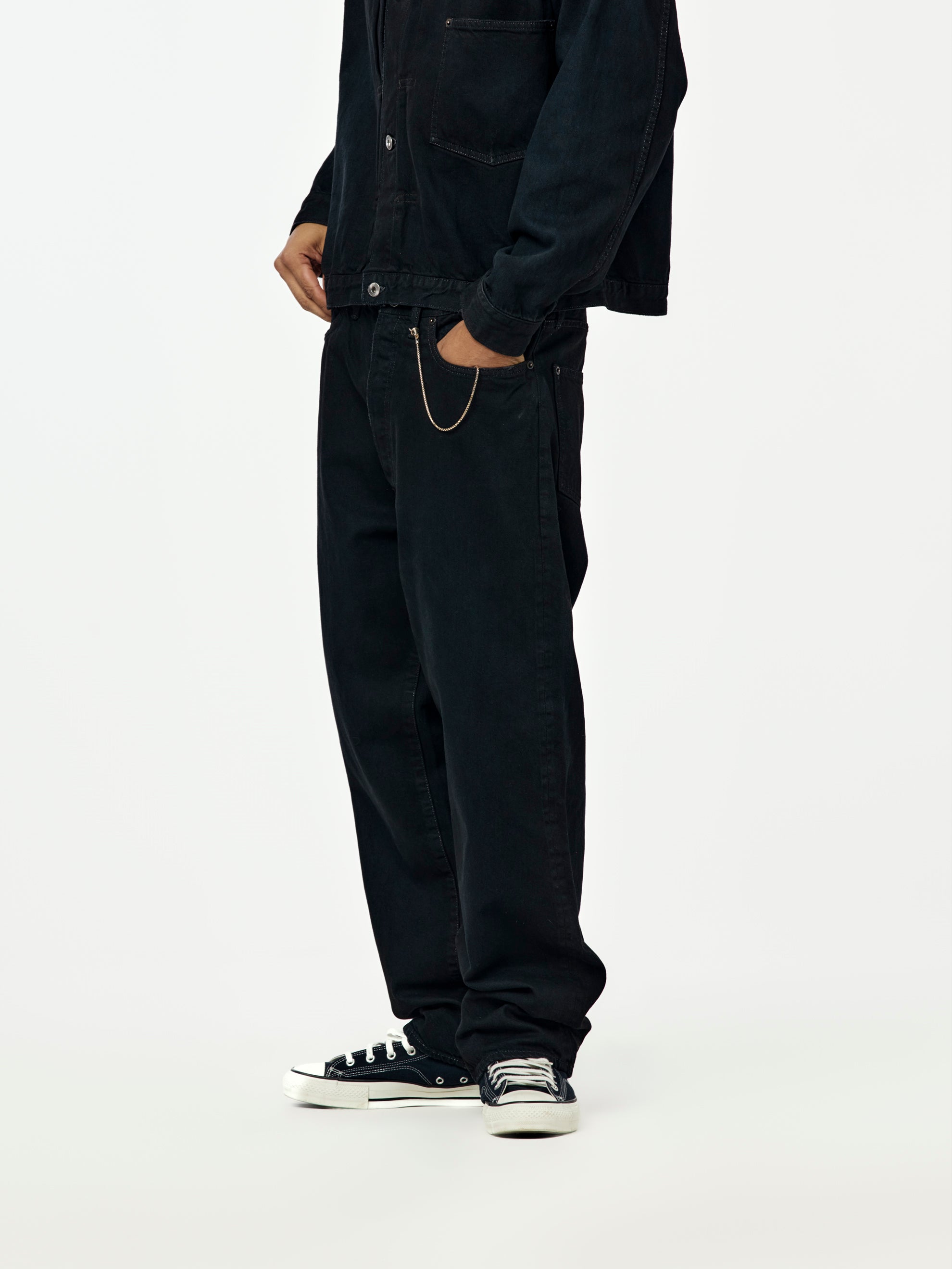 A.PRESSE No.22 Washed Wide Denim Pants (CUSTOM) SIS - UNION LOS