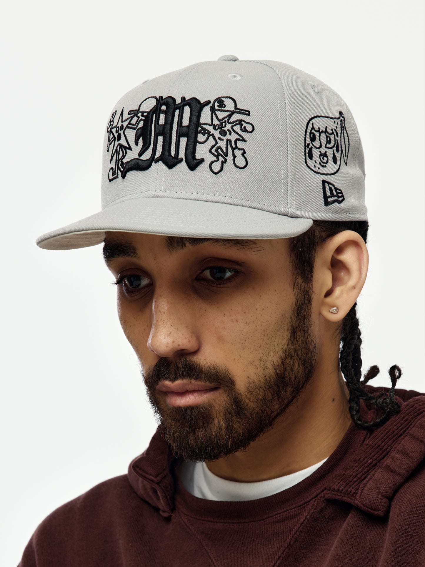 Mora x New Era 59FIFTY Lo Mismo De Simpre Hat (Gray)